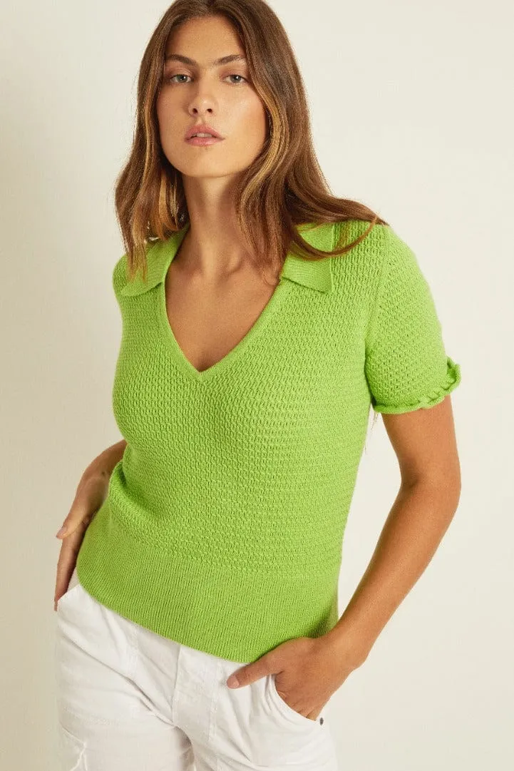 Georgette Collar Pullover