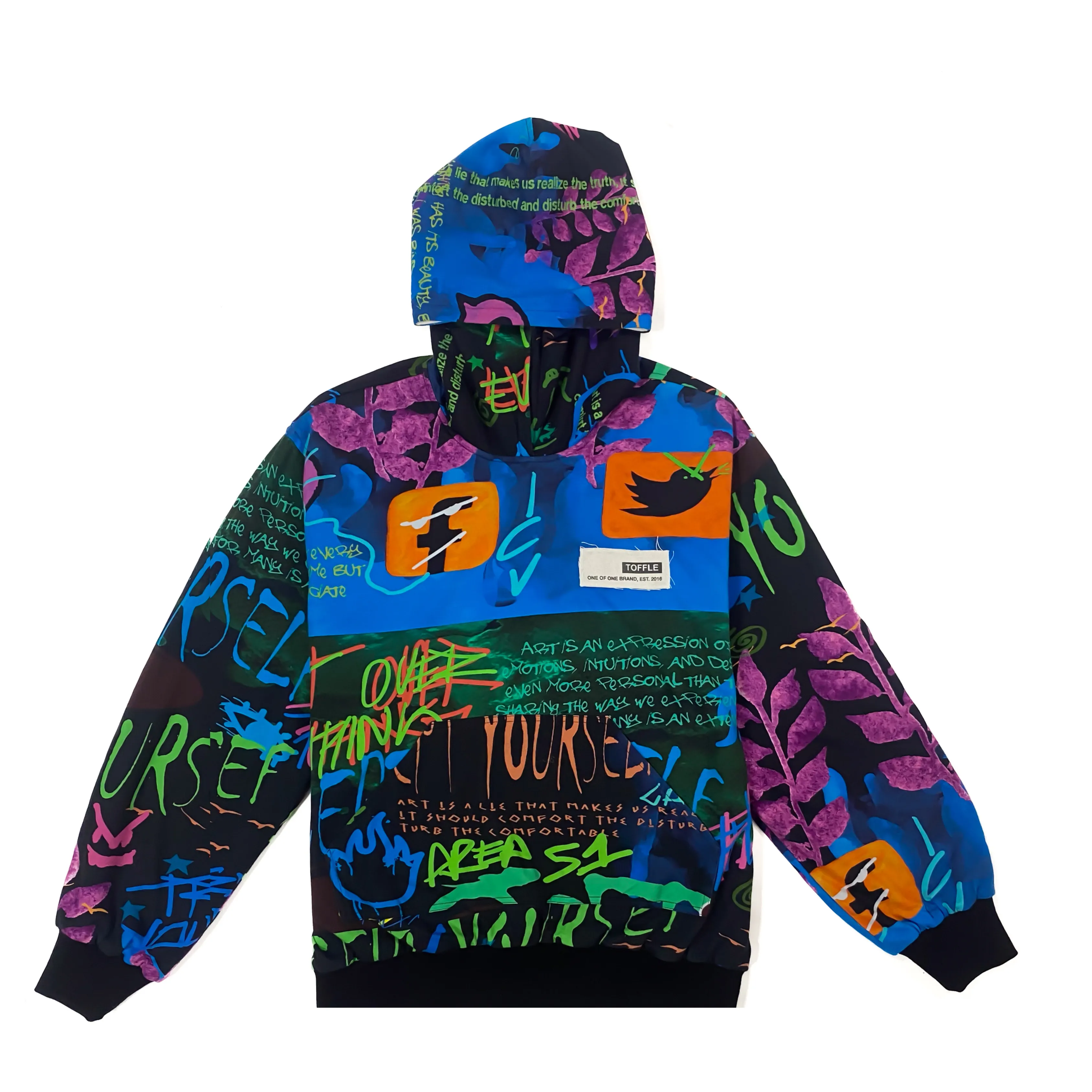 Graffiti Black Hoodie