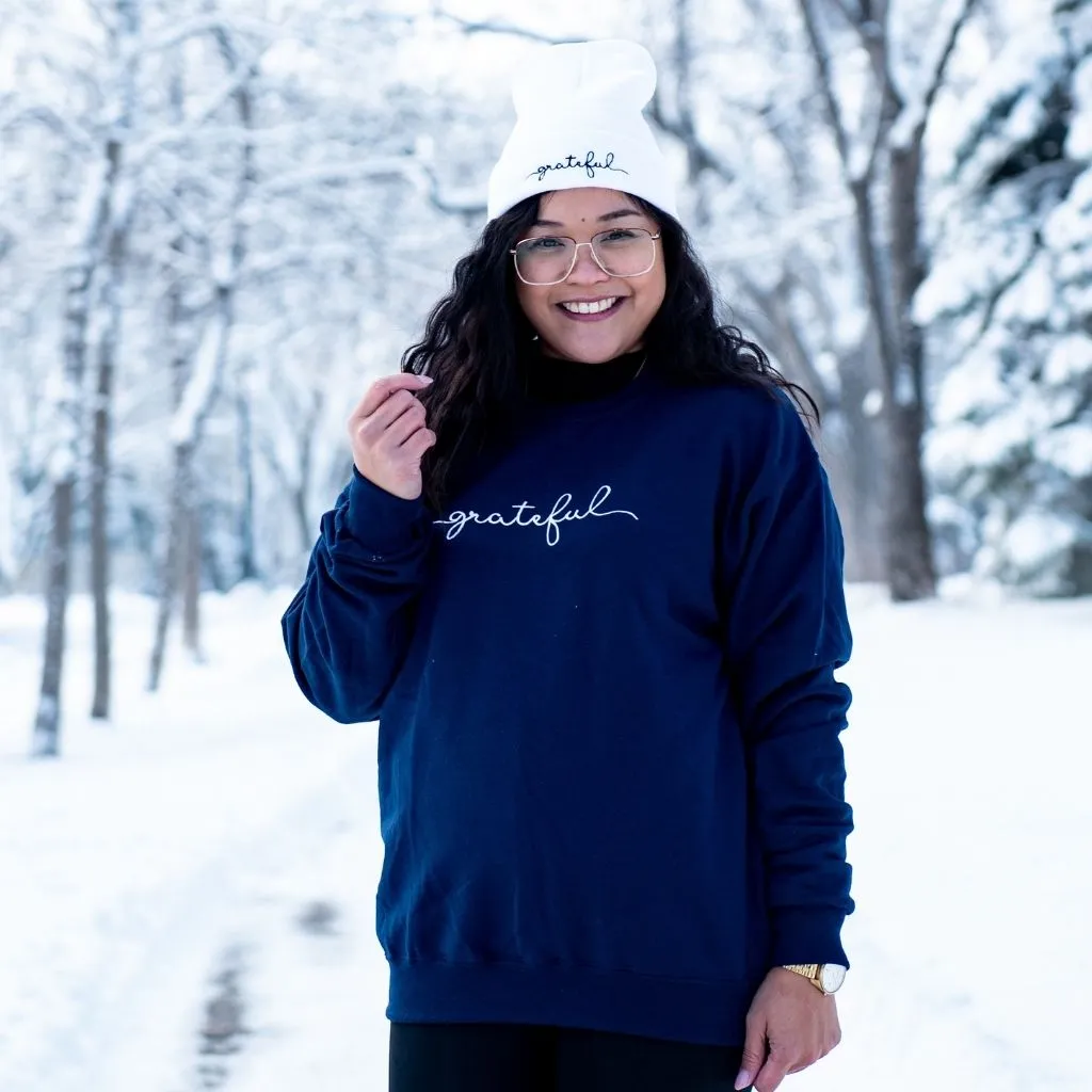 Grateful Embroidered Sweatshirt