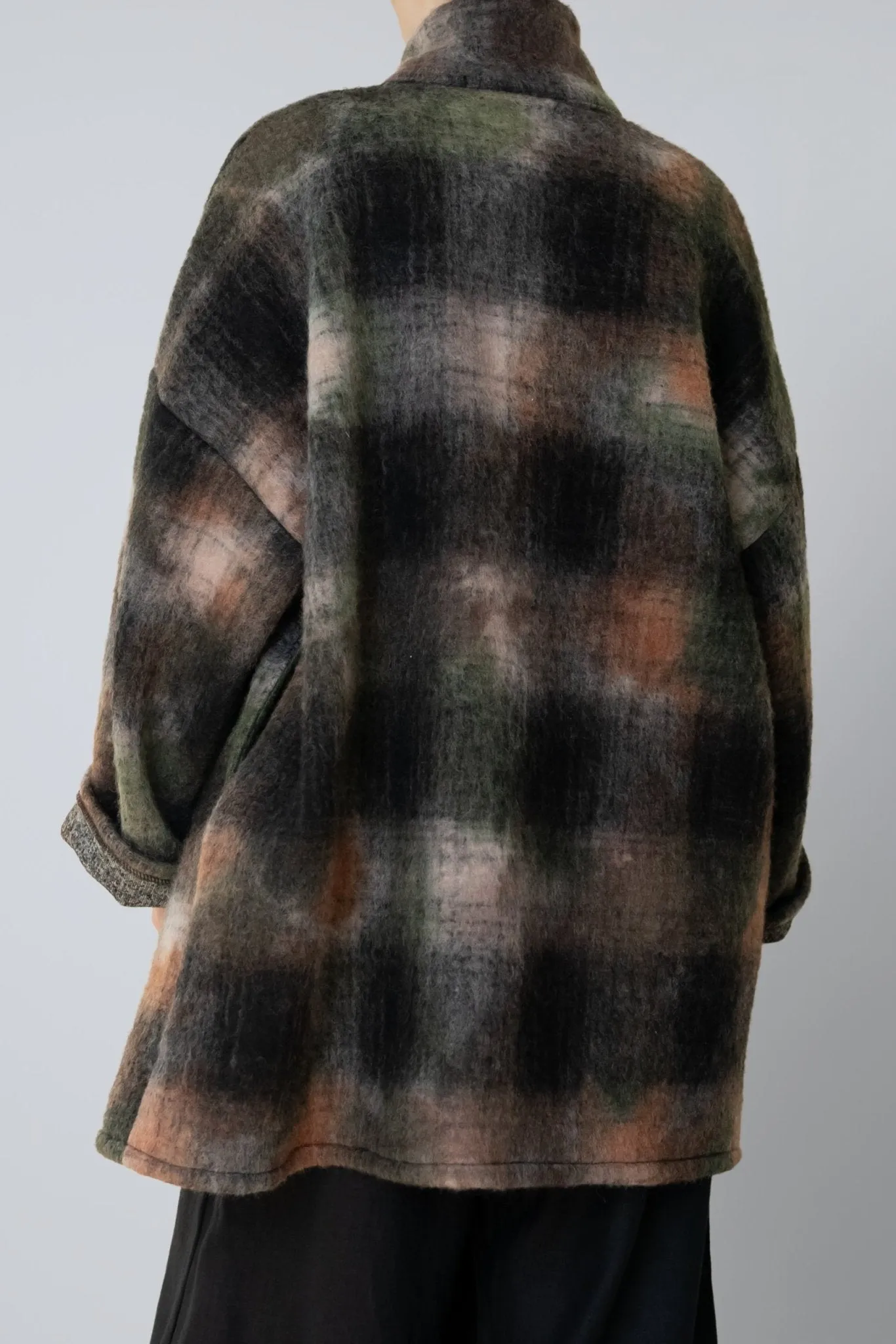 Gretchen Plaid Wool Coat