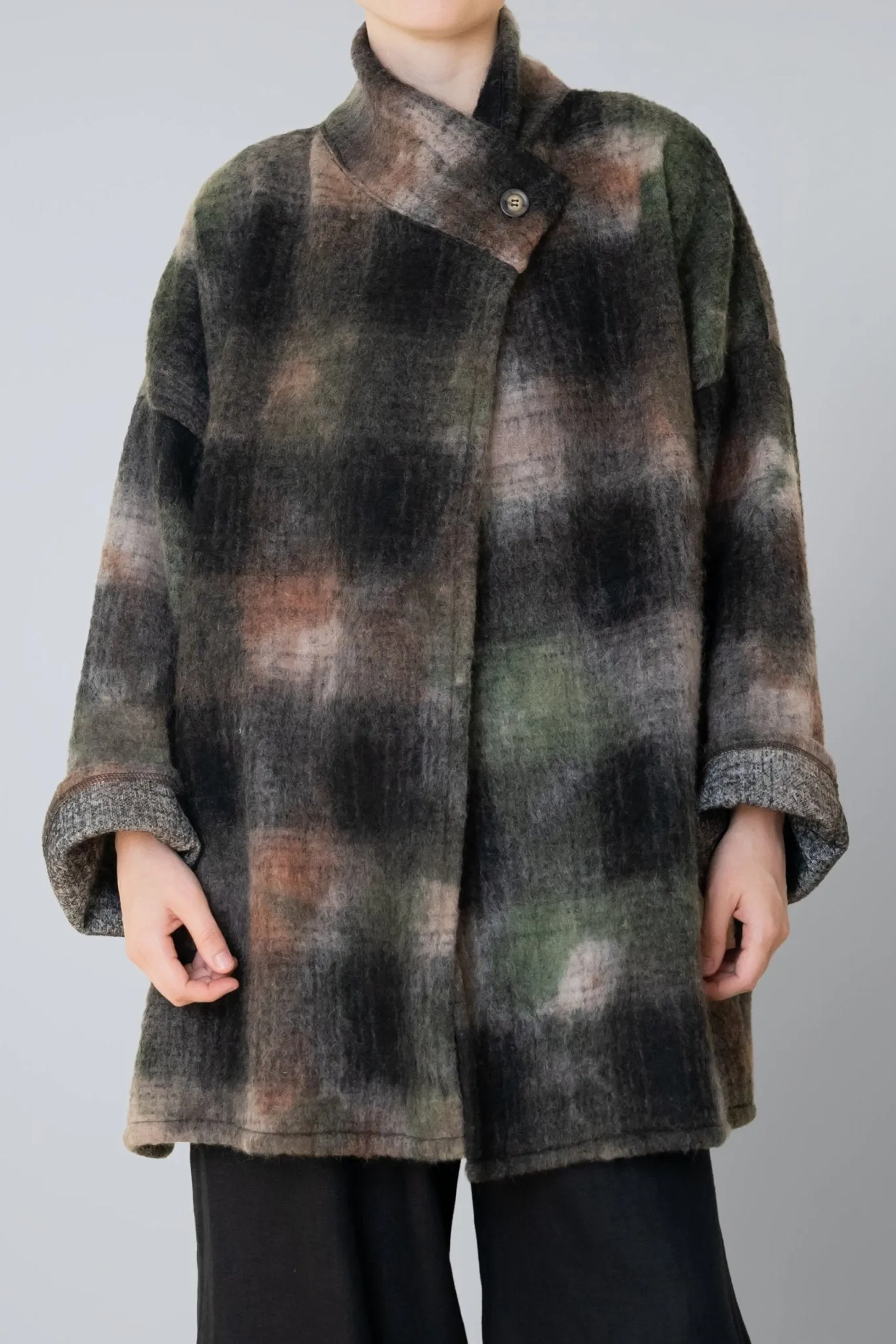 Gretchen Plaid Wool Coat