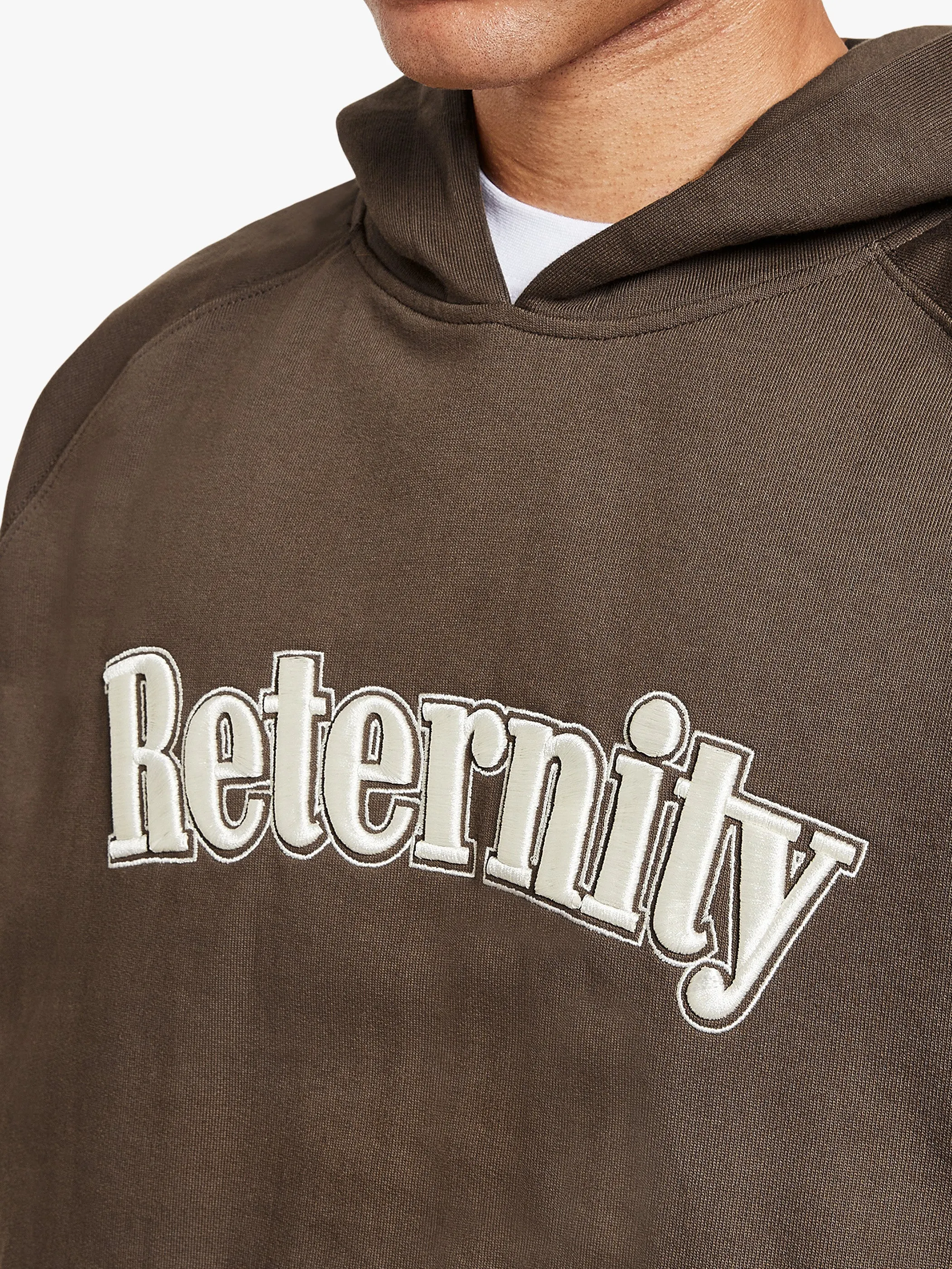 HOODIE 'RETERNITY' - BROWN