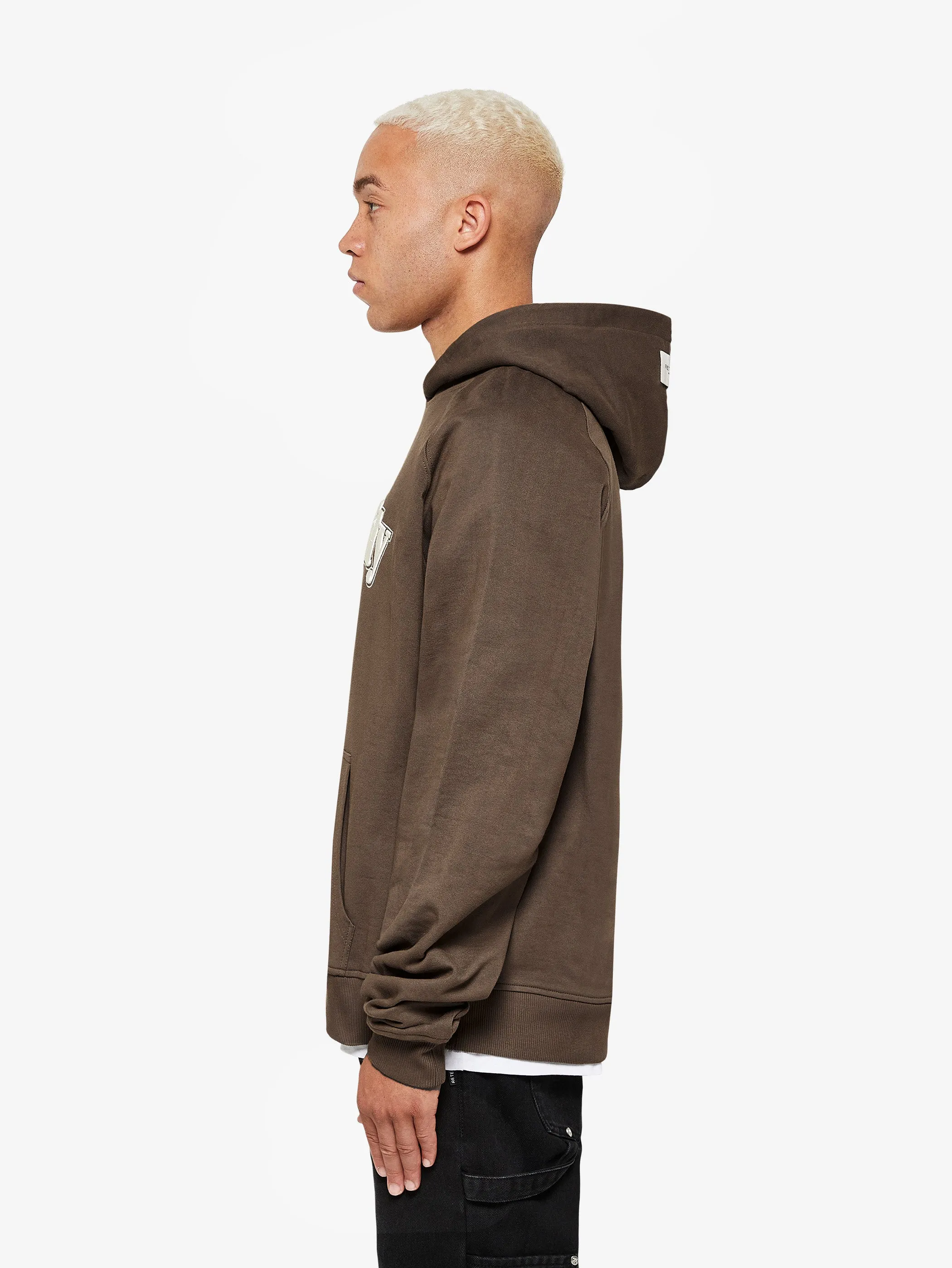 HOODIE 'RETERNITY' - BROWN