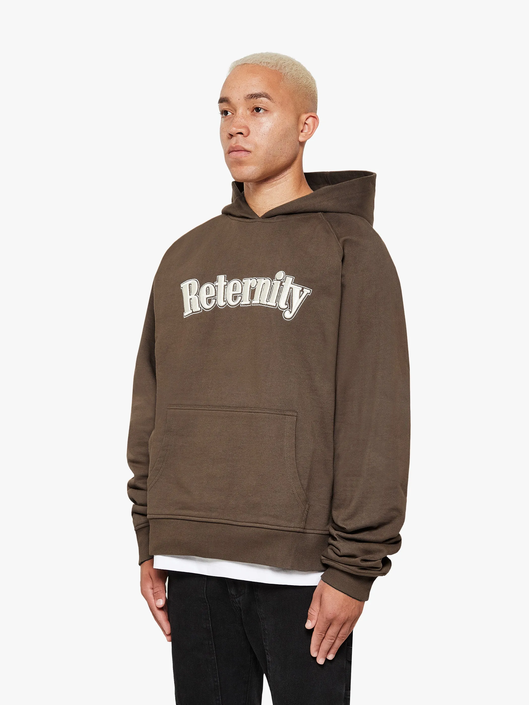 HOODIE 'RETERNITY' - BROWN