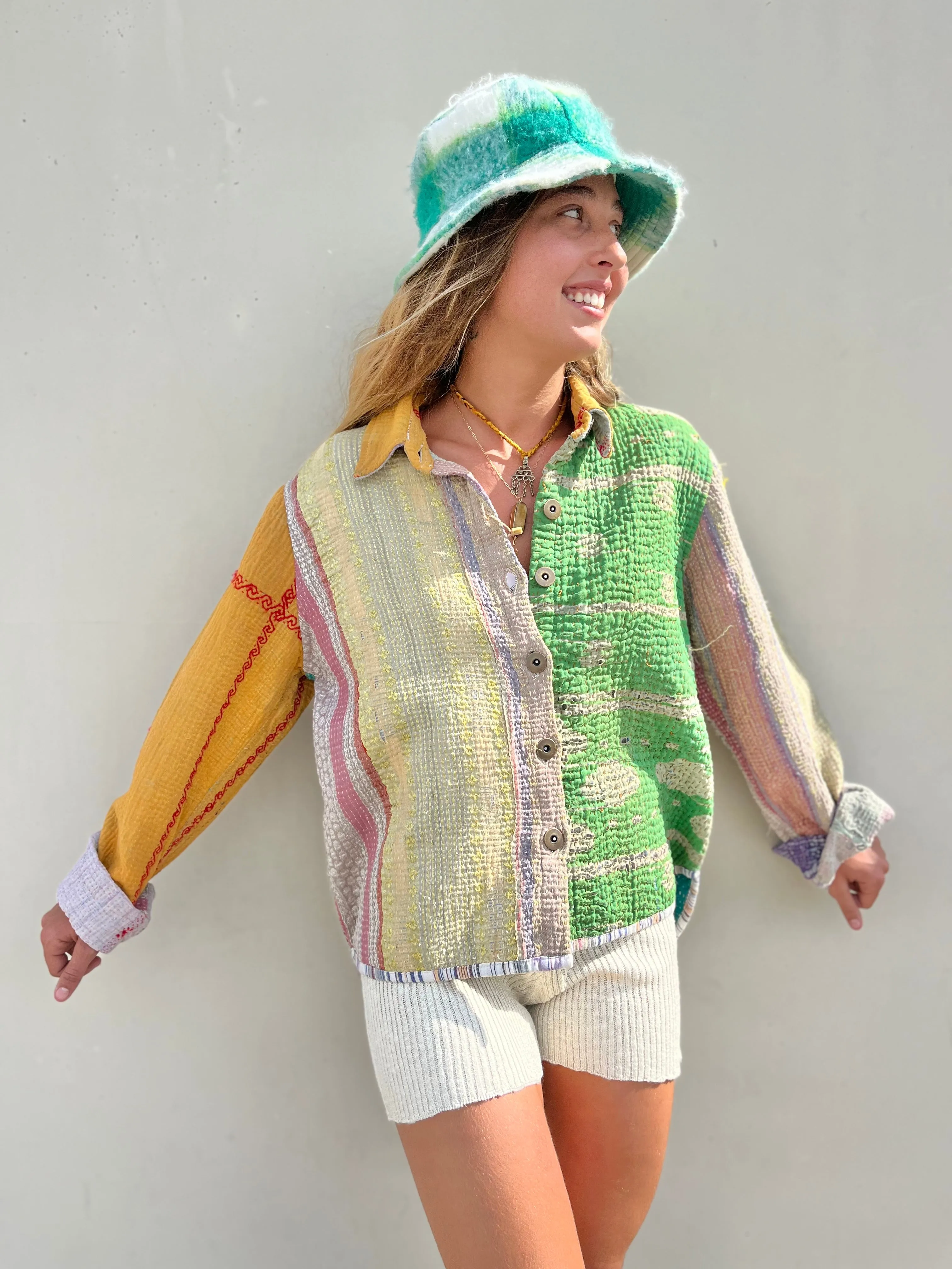 Kantha jacket