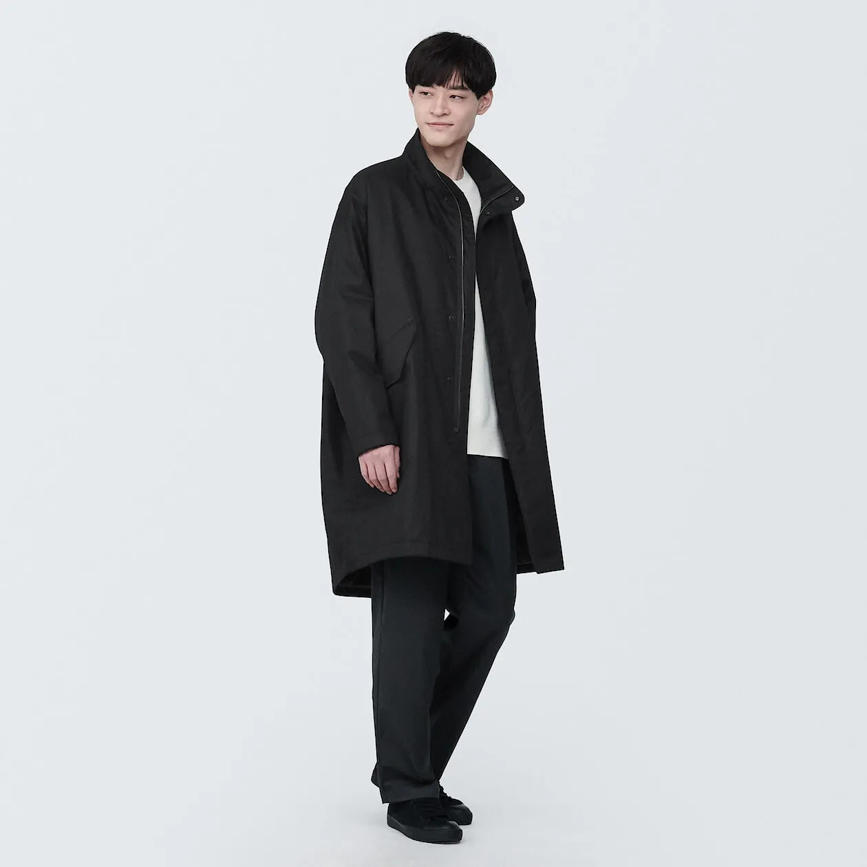 Kapok Blend Padded Coat