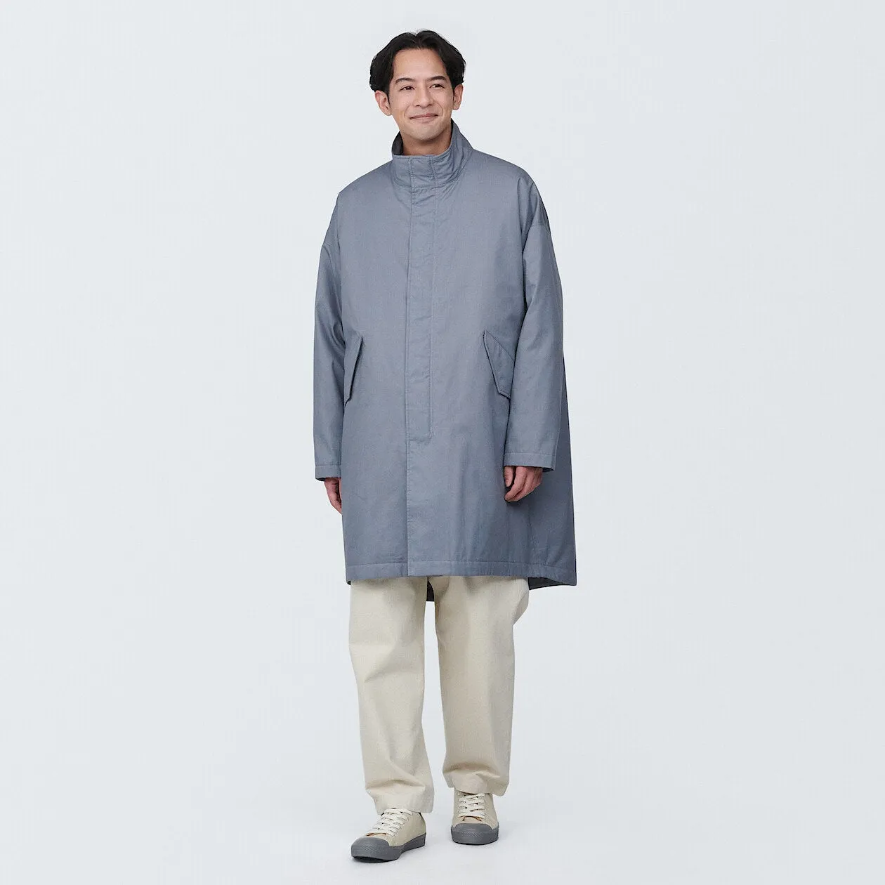 Kapok Blend Padded Coat