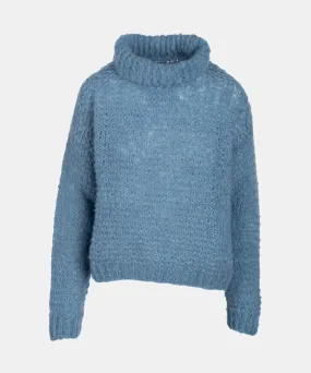 Luxe Boucle Turtleneck