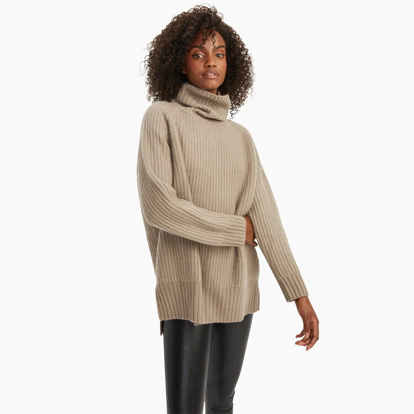 Luxe Cashmere Fisherman Turtleneck