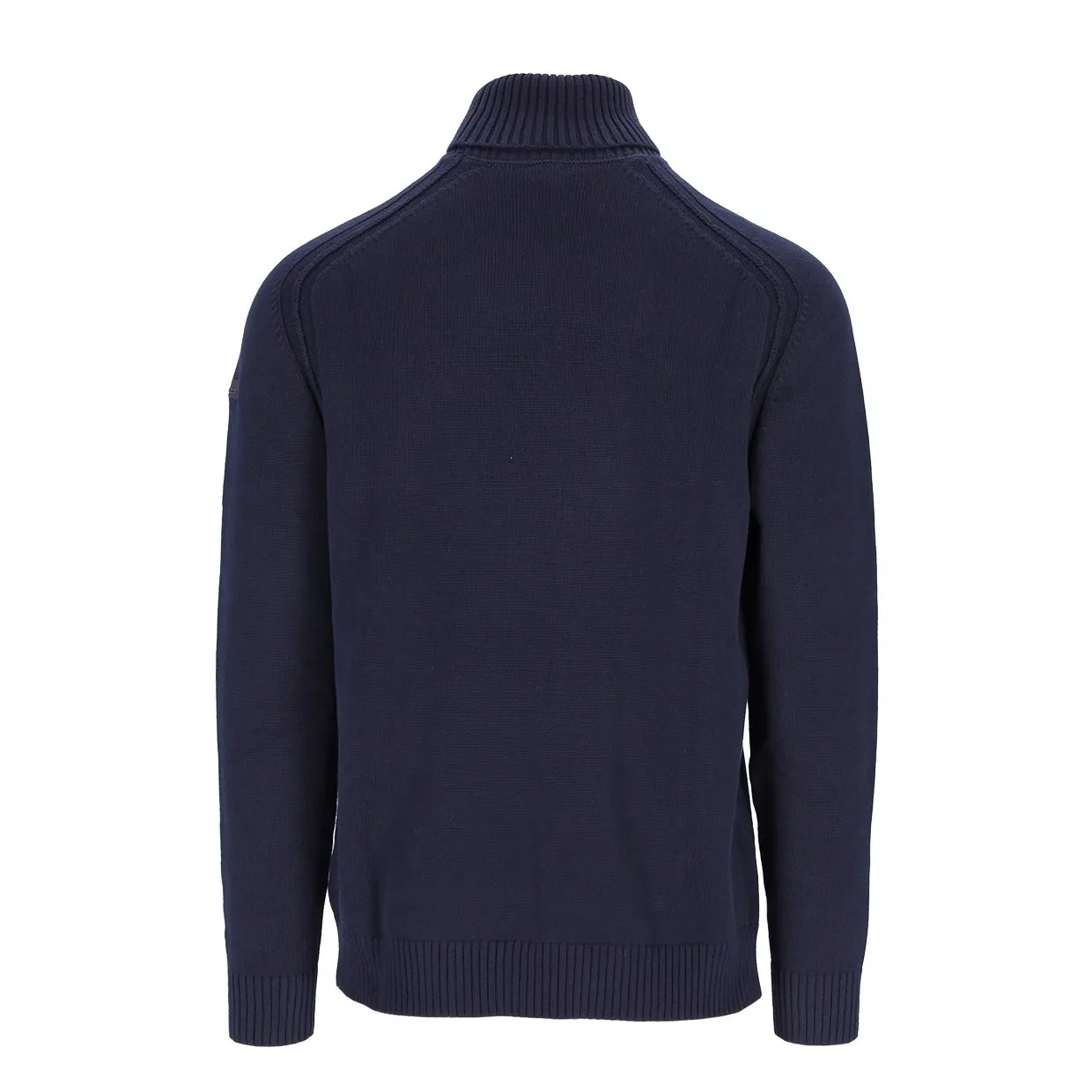 Maglione RRD Knit Cotton Plain Turtleneck Blu / Nero