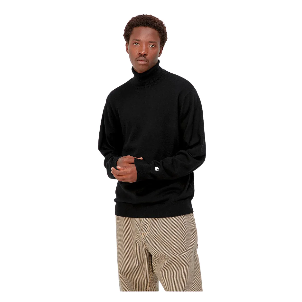 Maglione Uomo Carhartt WIP Madison Turtleneck Nero