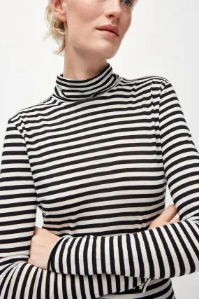 malenaa secondskin turtleneck stripes