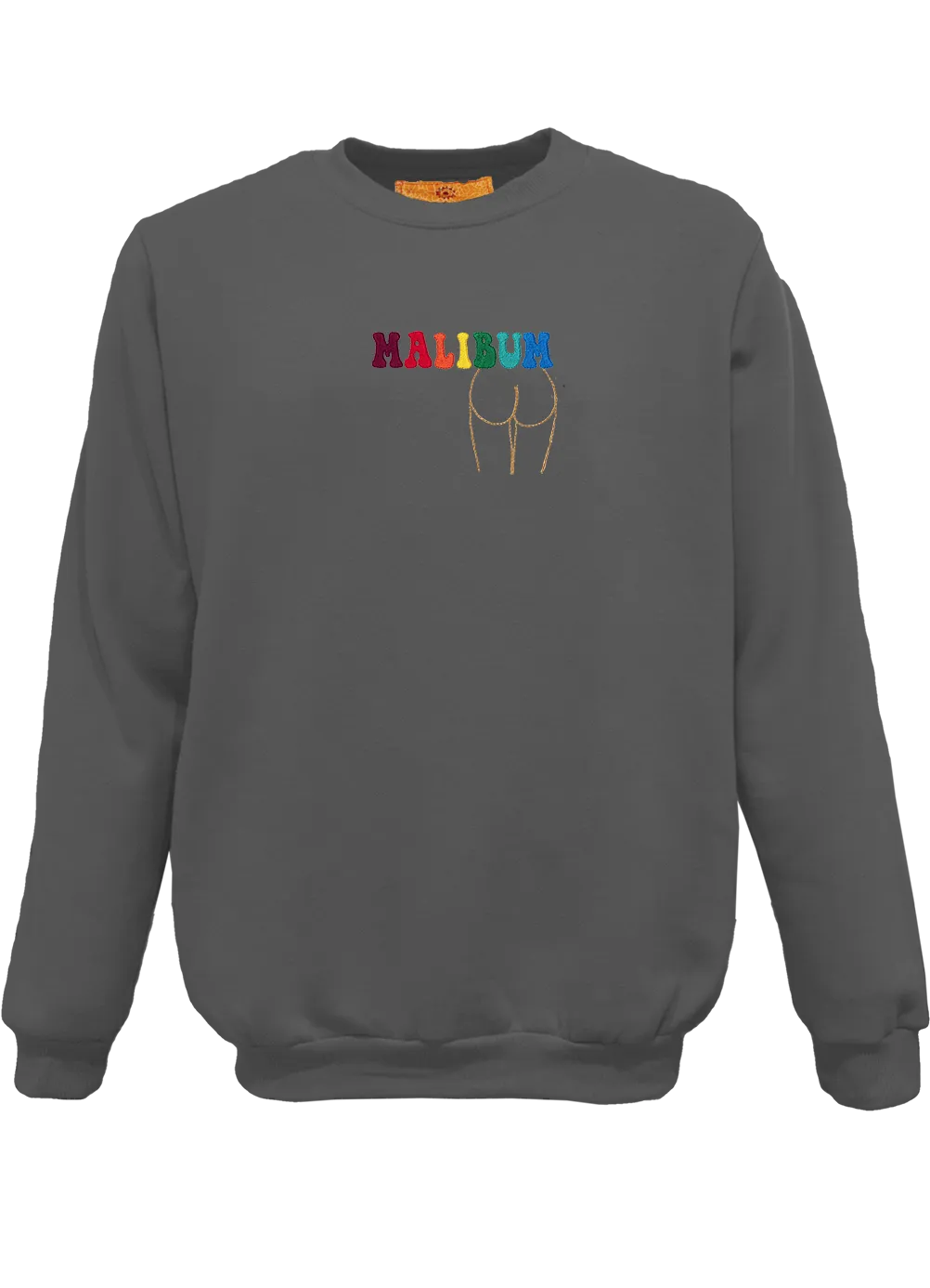 Malibum Unisex Cut Crew Pullover