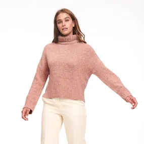 Marled Cashmere Turtleneck Sweater