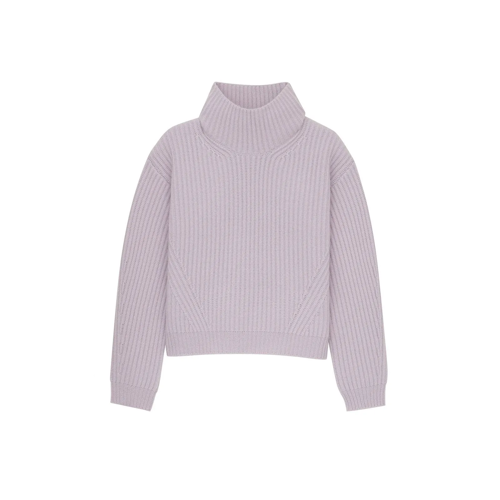 Merino Cashmere Fisherman Turtleneck