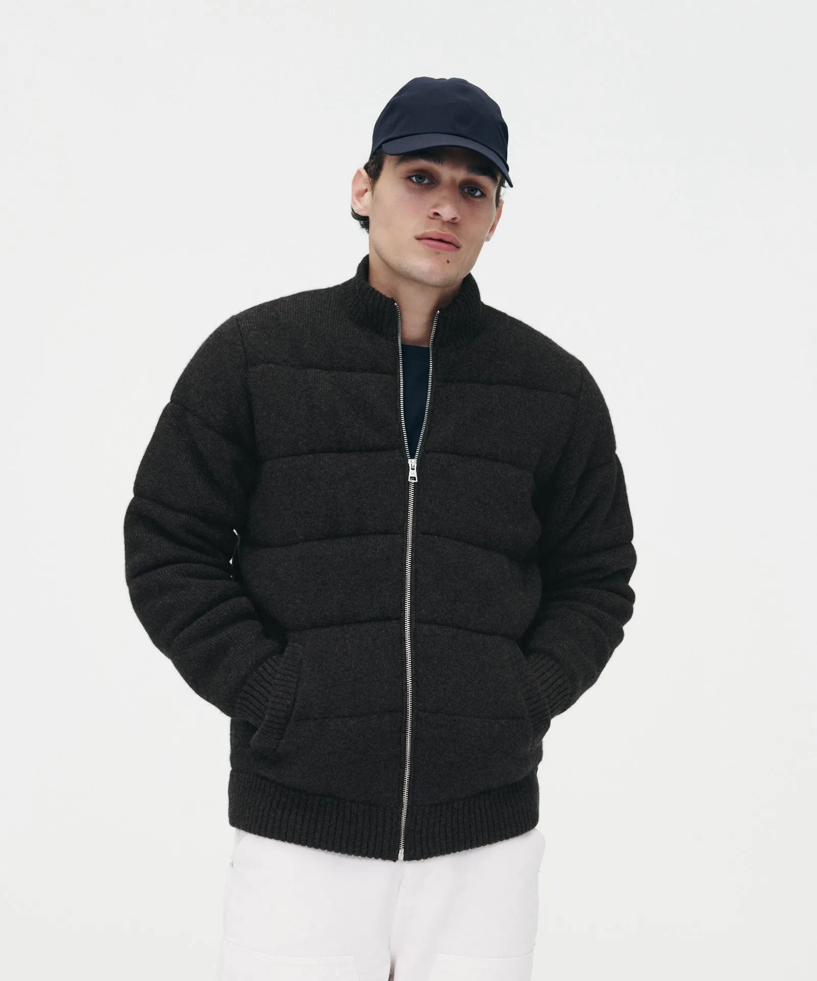 Merino Cashmere Puffer Jacket