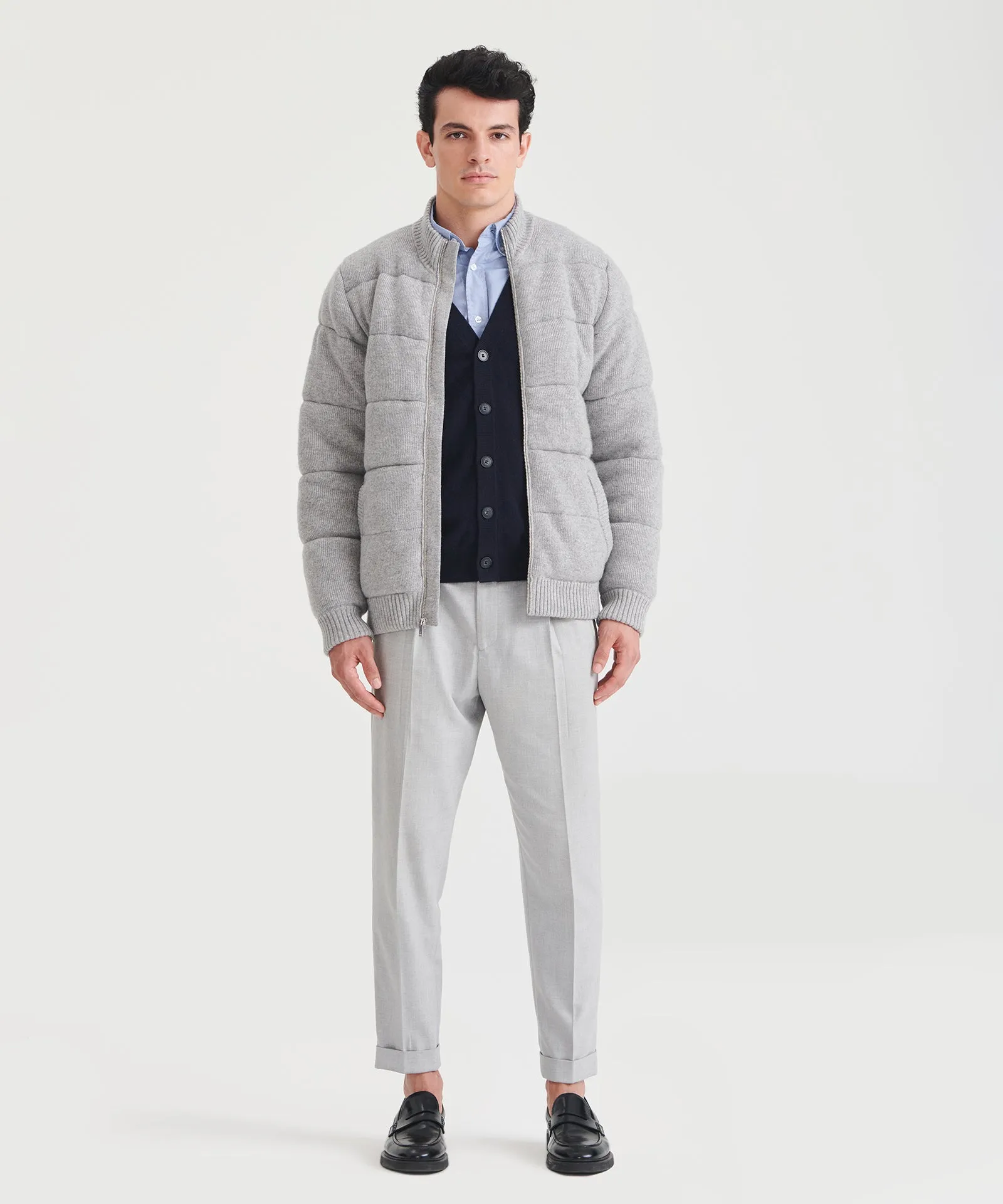 Merino Cashmere Puffer Jacket