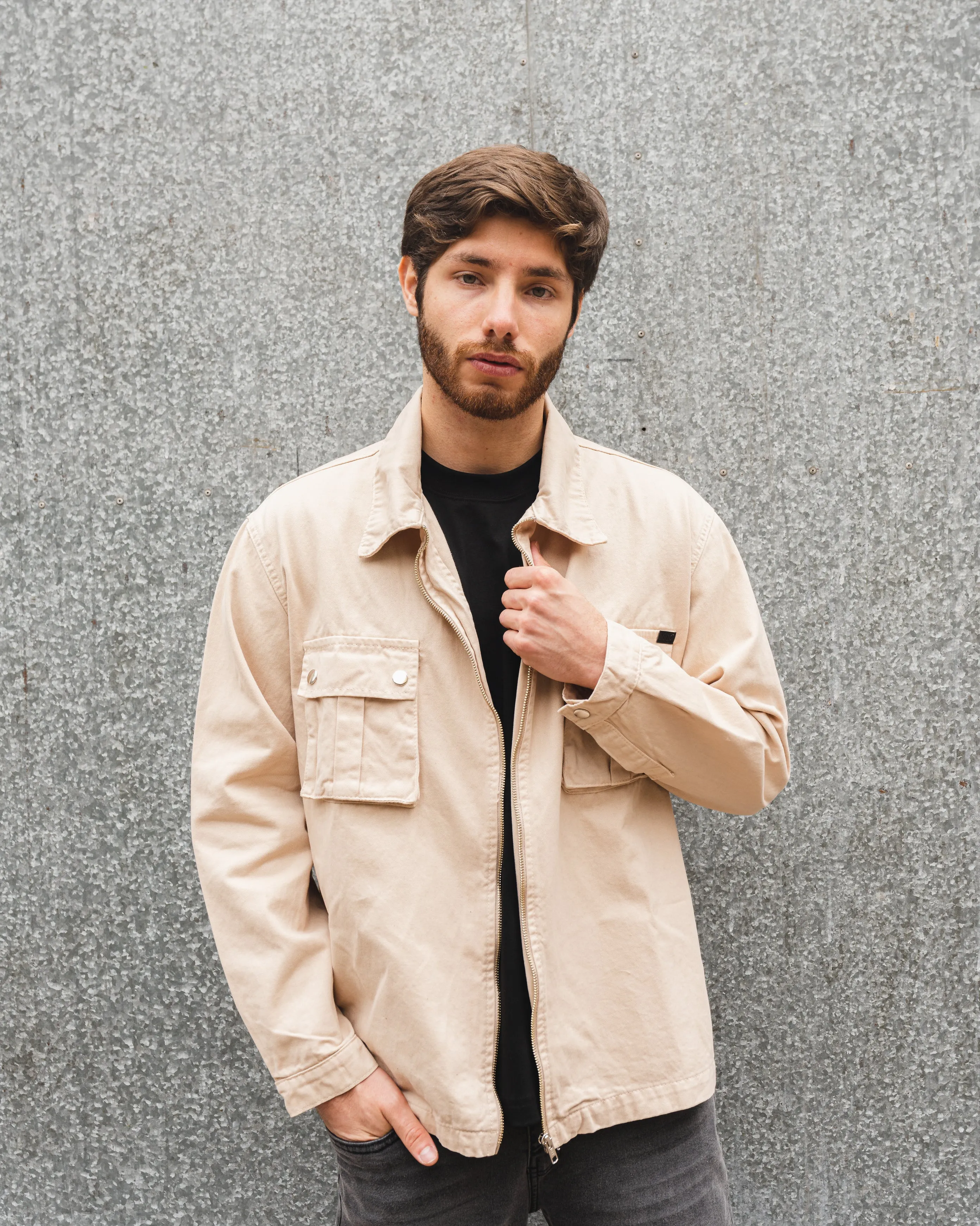 Military Jacket - Beige