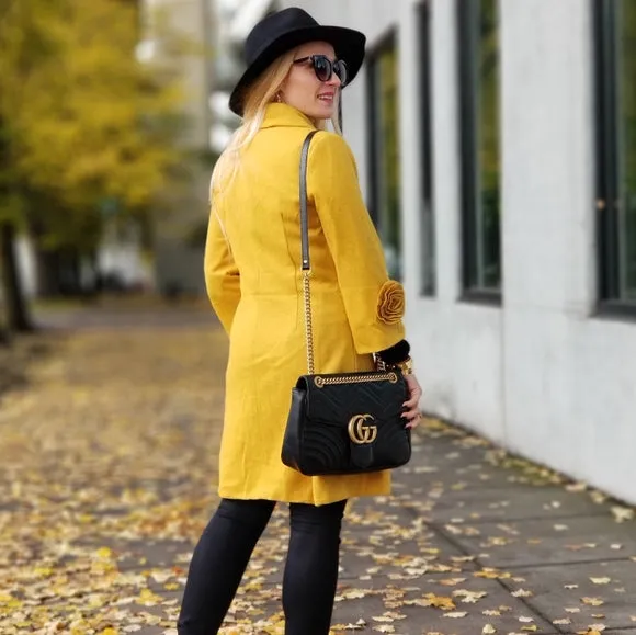 MOONLIGHT Mustard Coat