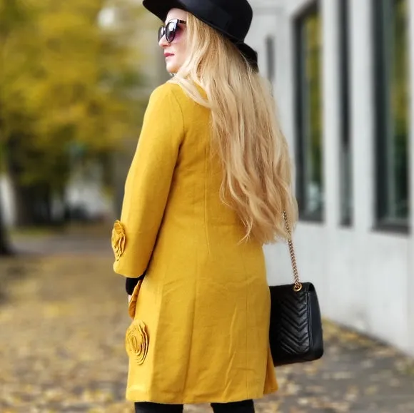 MOONLIGHT Mustard Coat