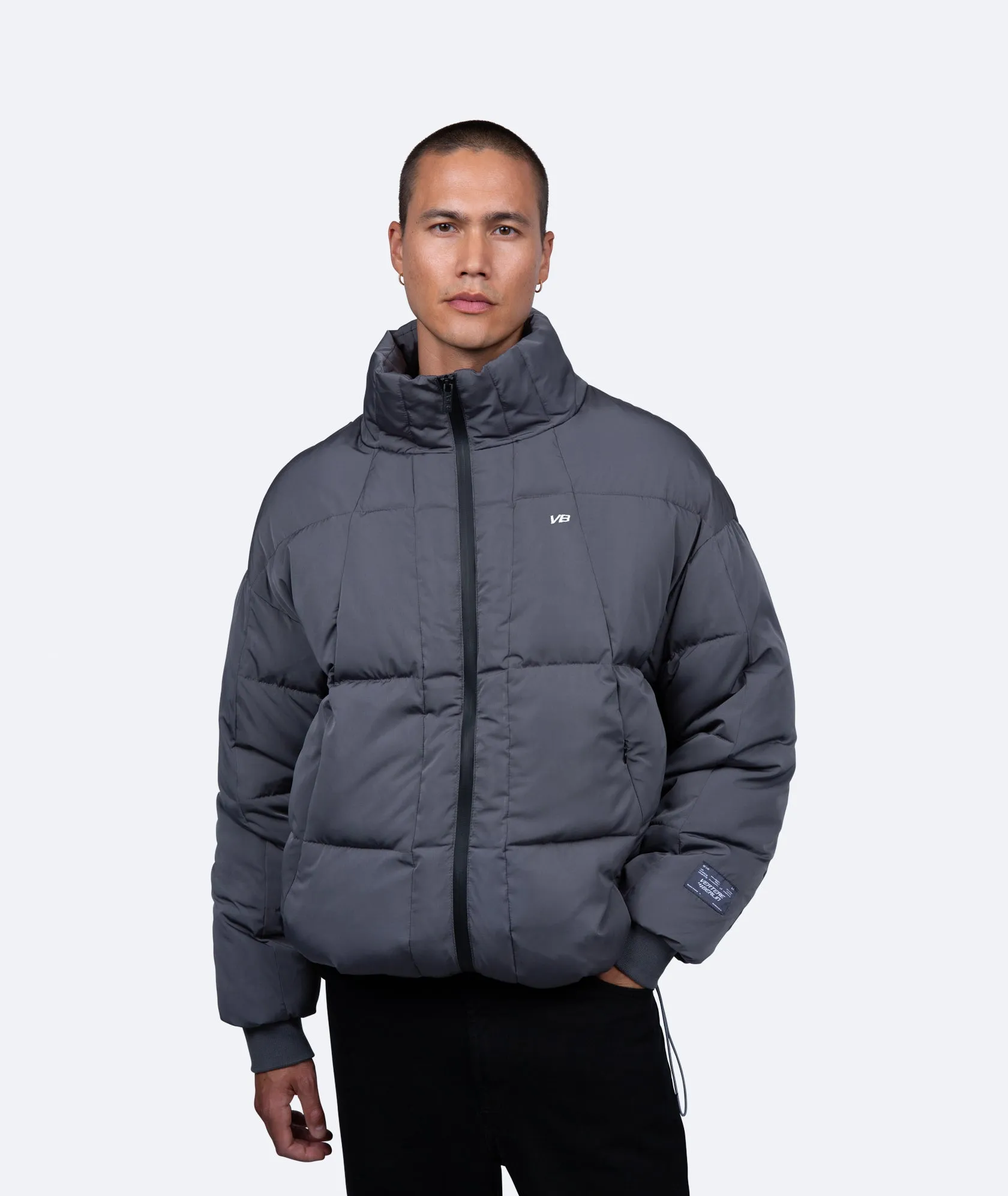 MOTION PUFFER JACKET - GREY