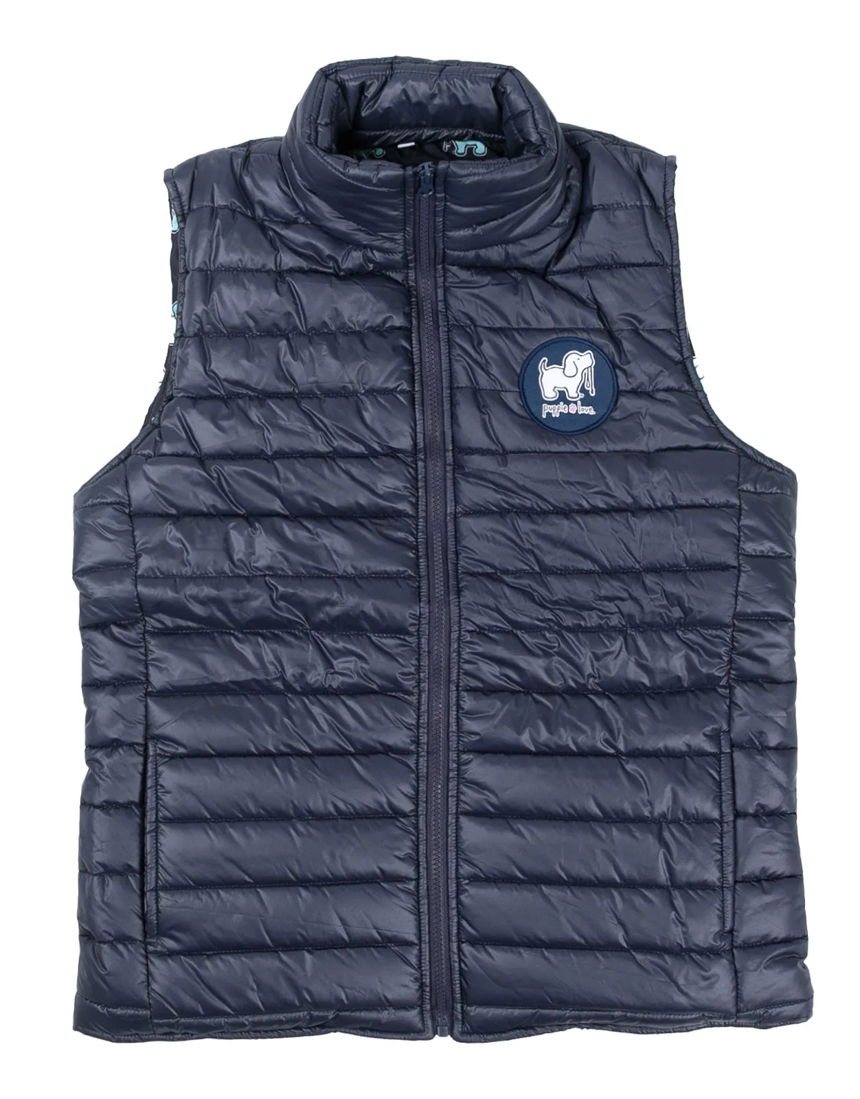 NAVY PUFFER VEST