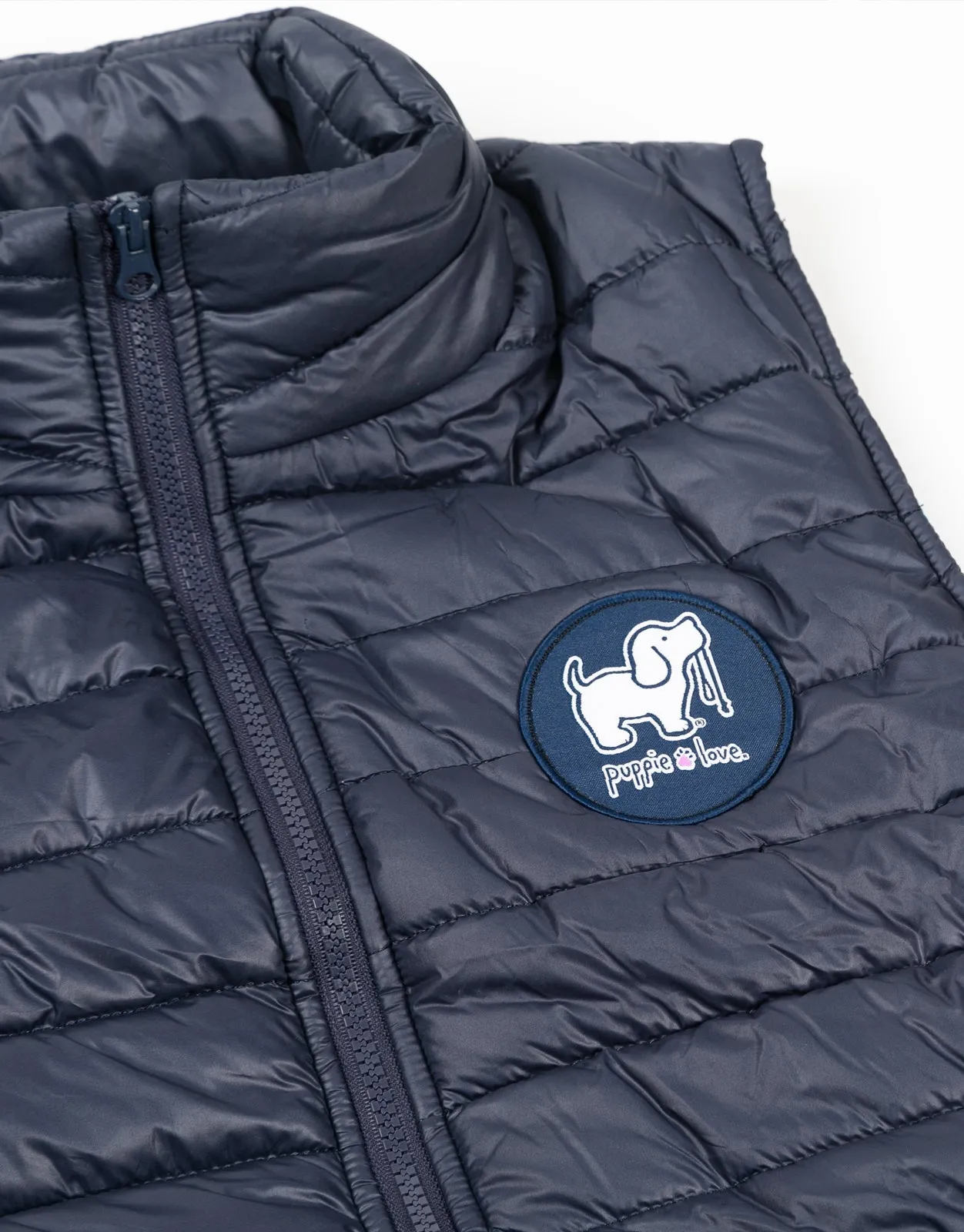 NAVY PUFFER VEST