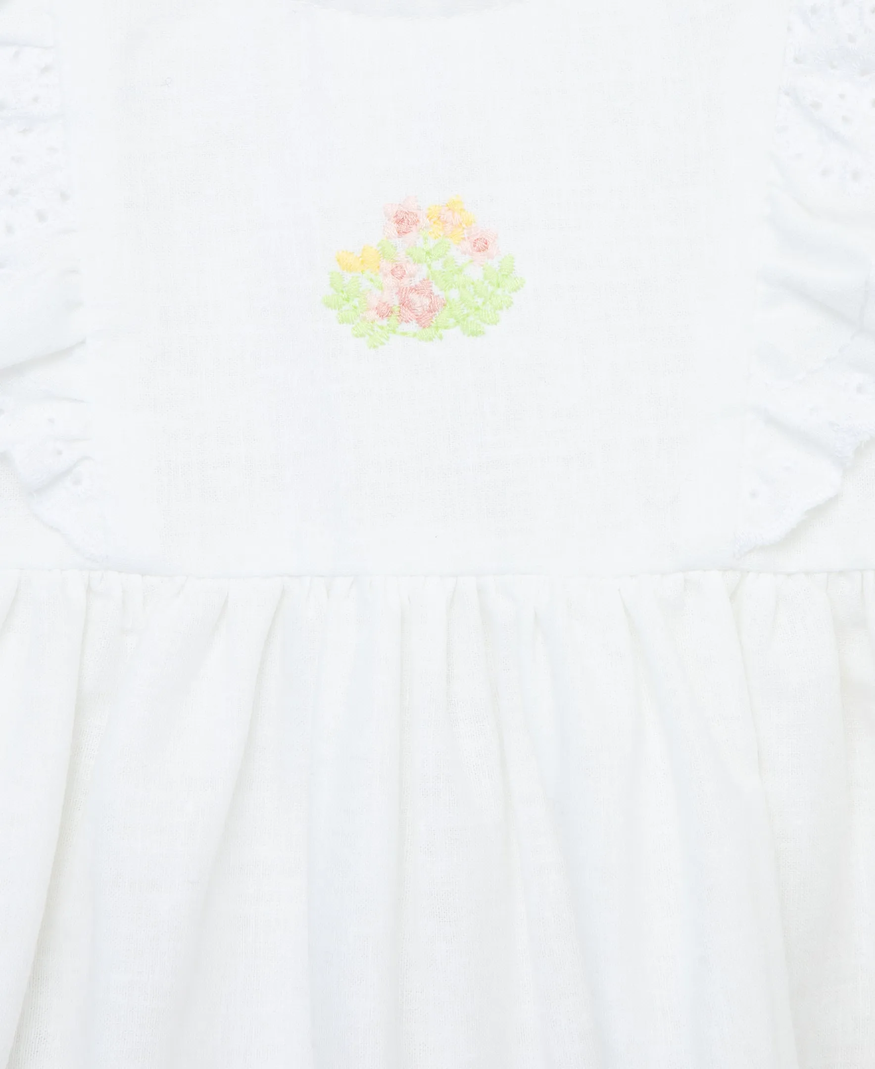 Pretty Eyelet Woven Tunic Set (3M-12M)