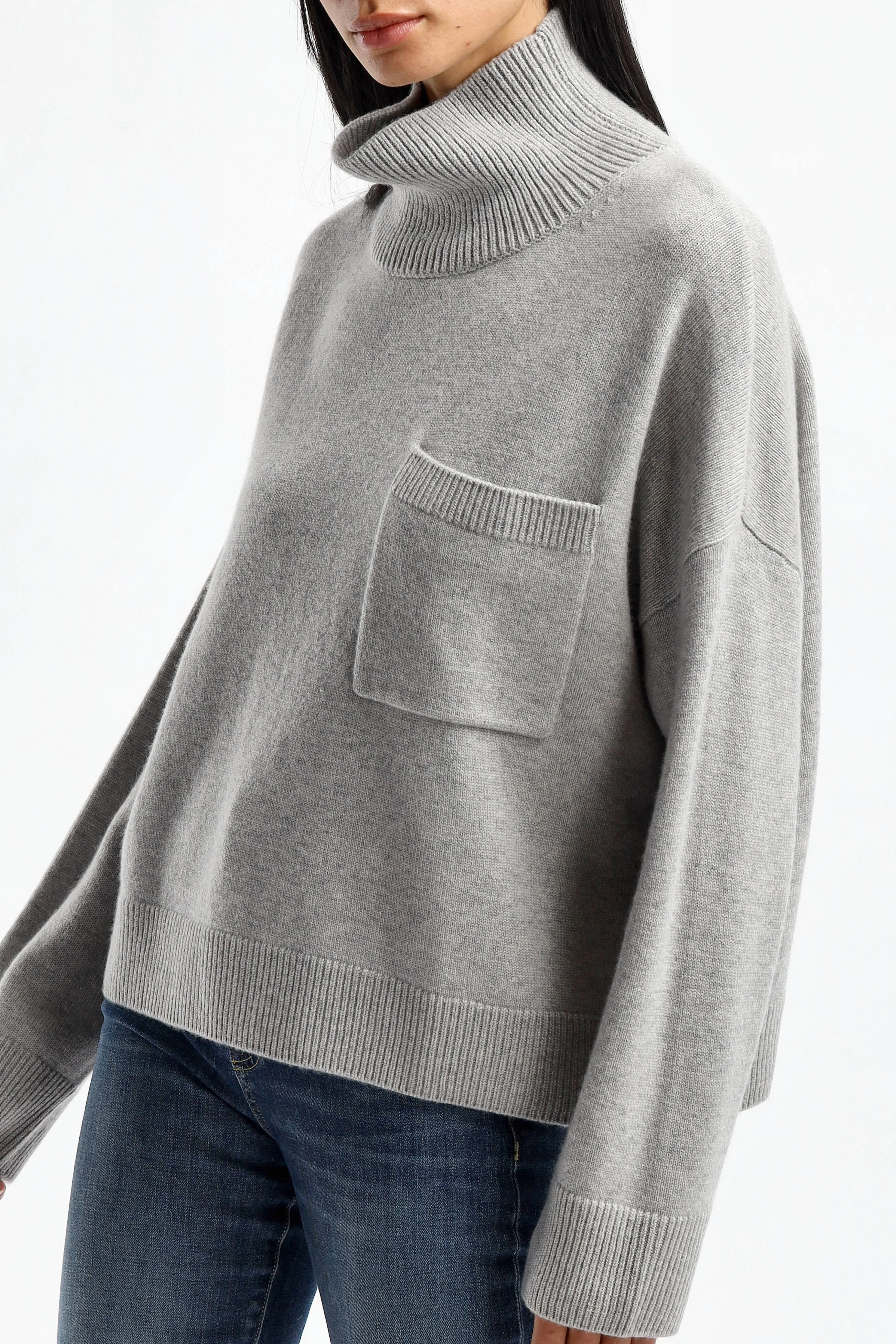 Pullover Anne in Dove Grey