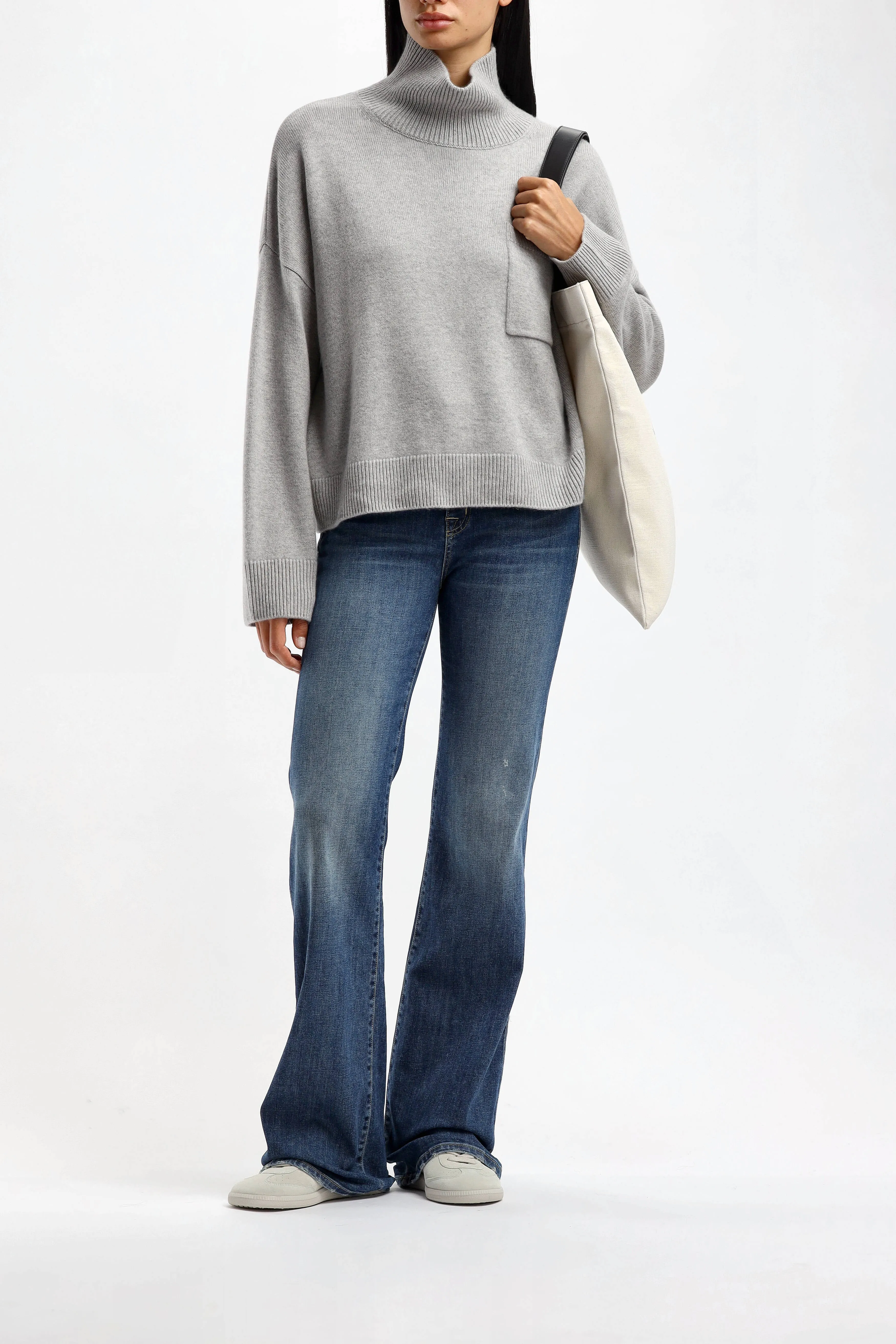 Pullover Anne in Dove Grey