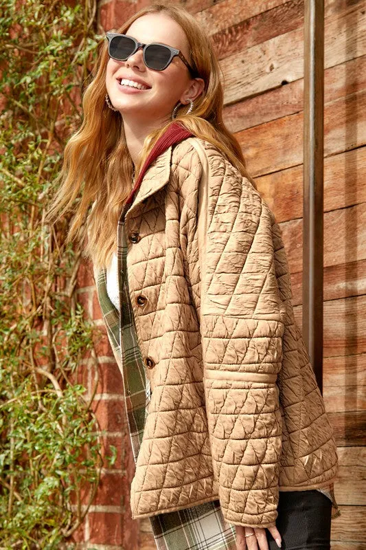 Quilted Soft Coat