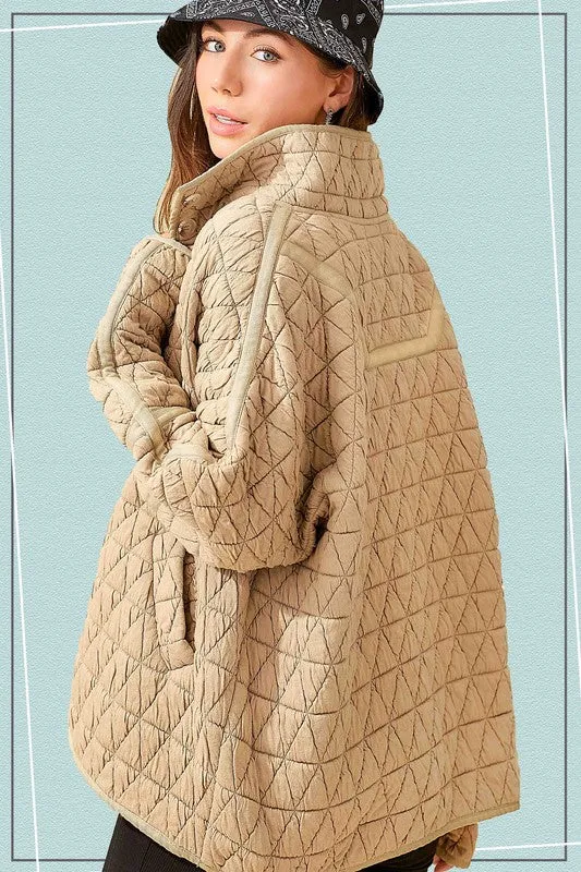 Quilted Soft Coat