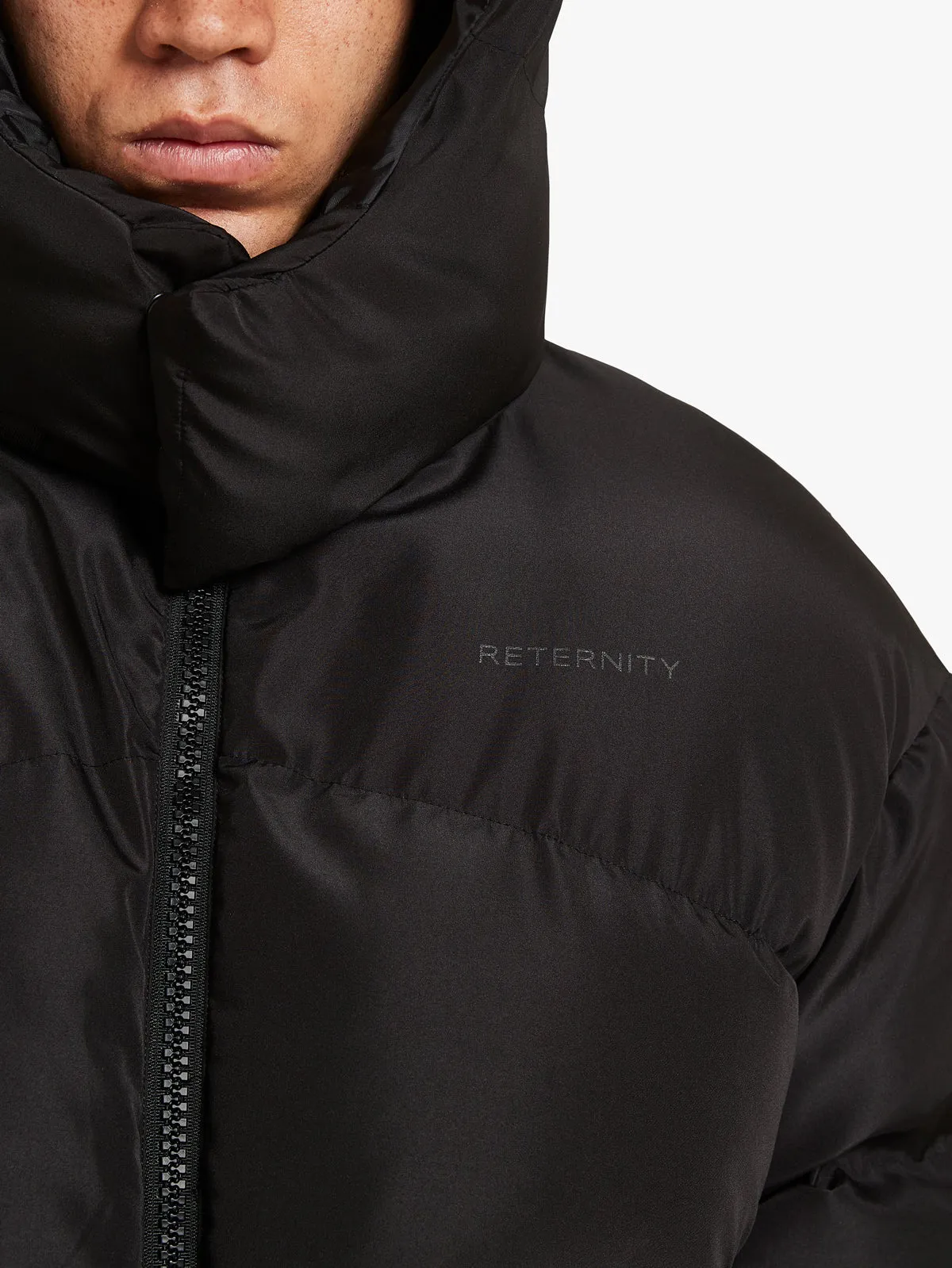 RETERNITY PUFFER JACKET - BLACK