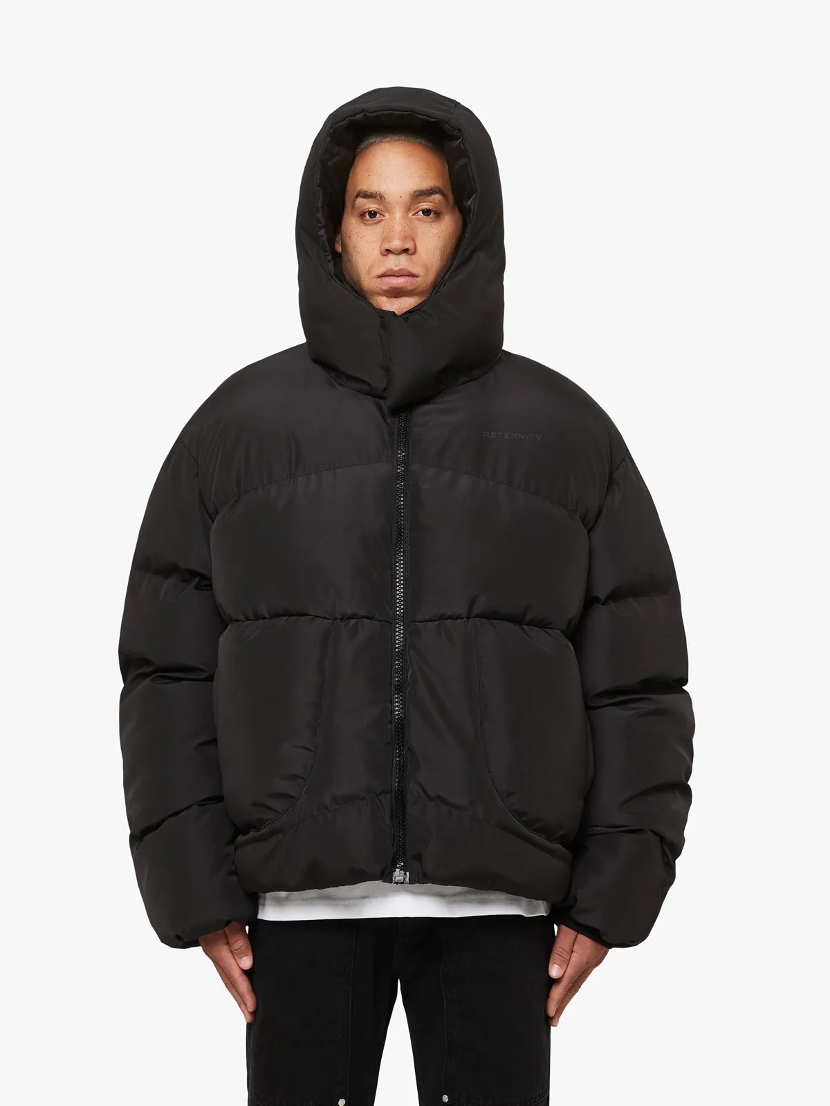 RETERNITY PUFFER JACKET - BLACK