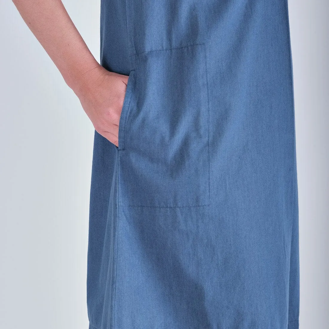 Rowen Cotton Tunic Dress | Denim