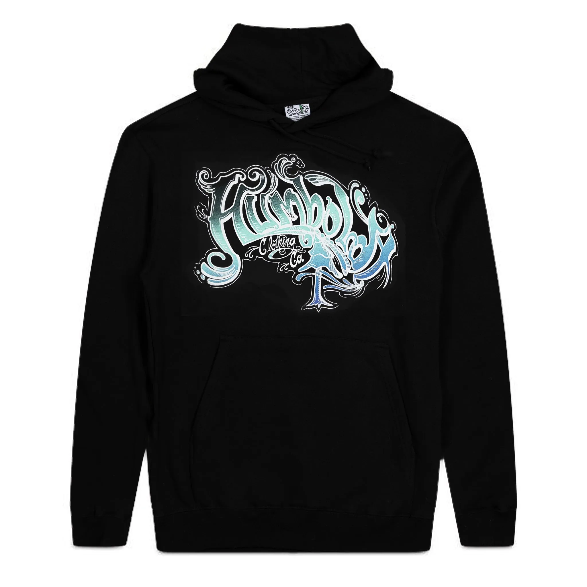 Scrolly Pullover Hoodie Black