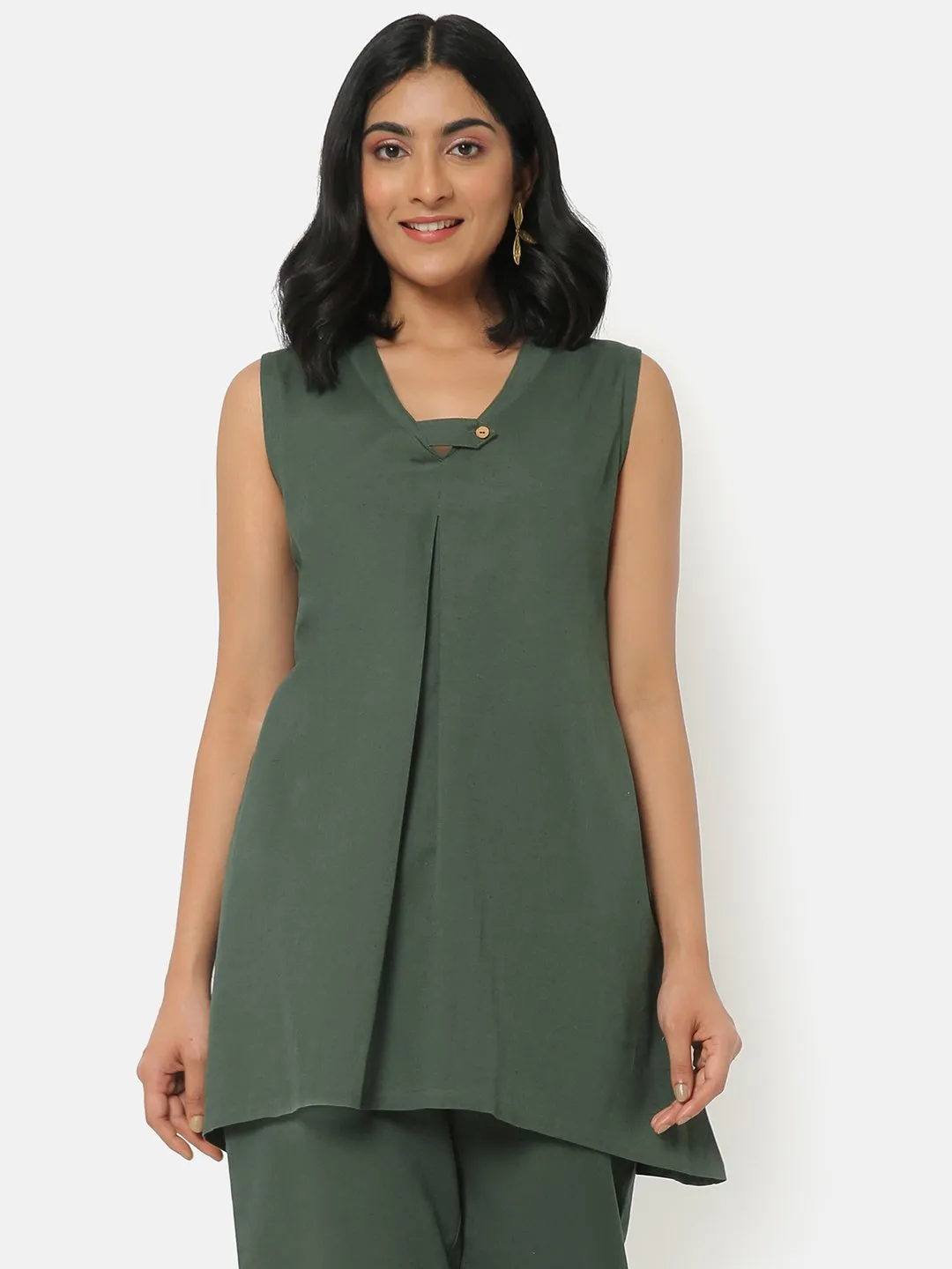 Soft Utility Single Pleat Tunic