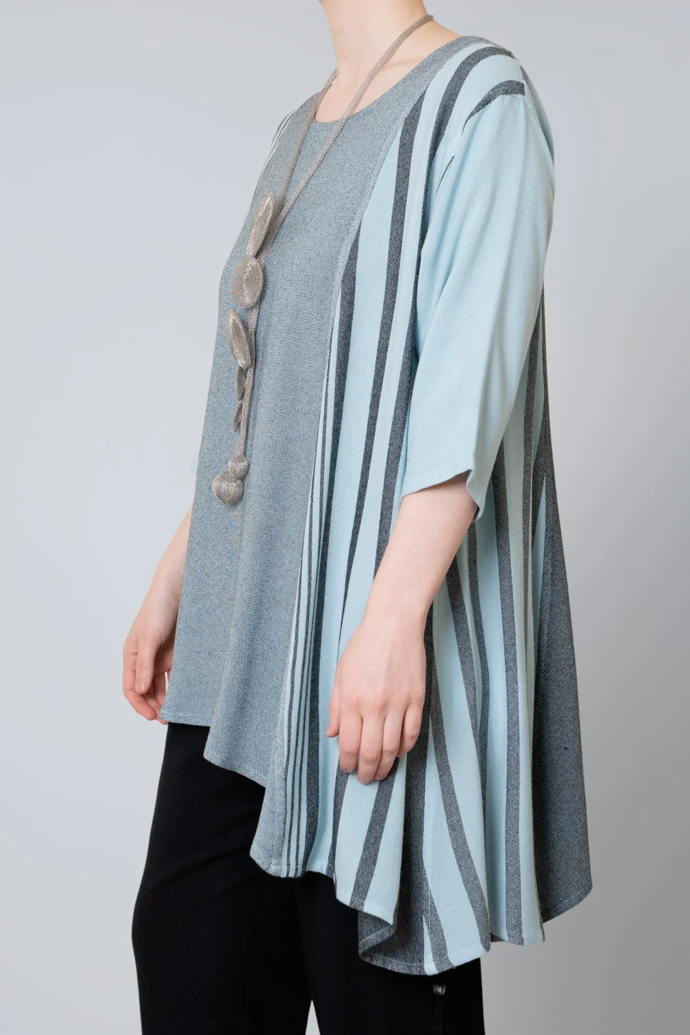 Stripe Tunic - Aqua