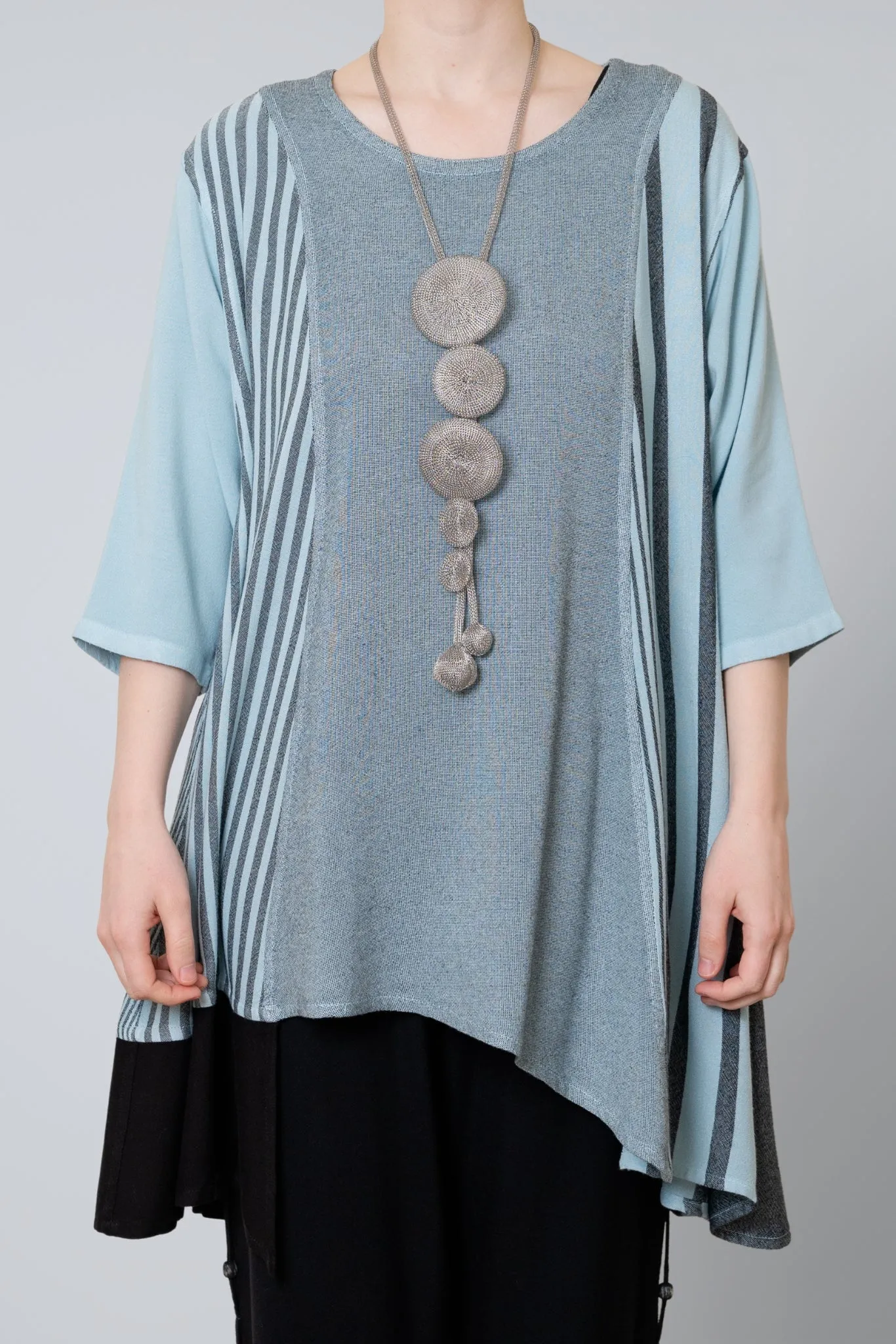 Stripe Tunic - Aqua