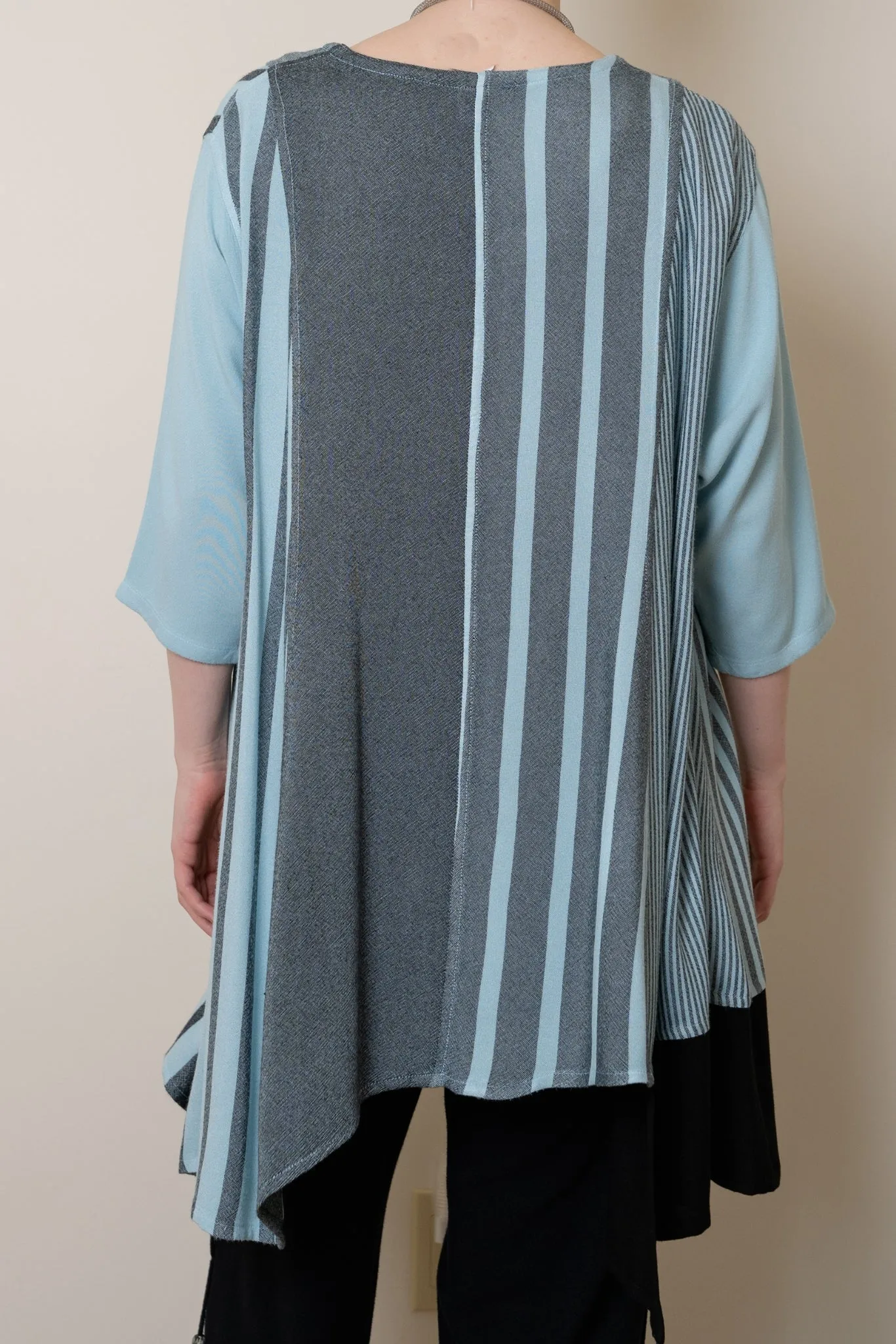 Stripe Tunic - Aqua