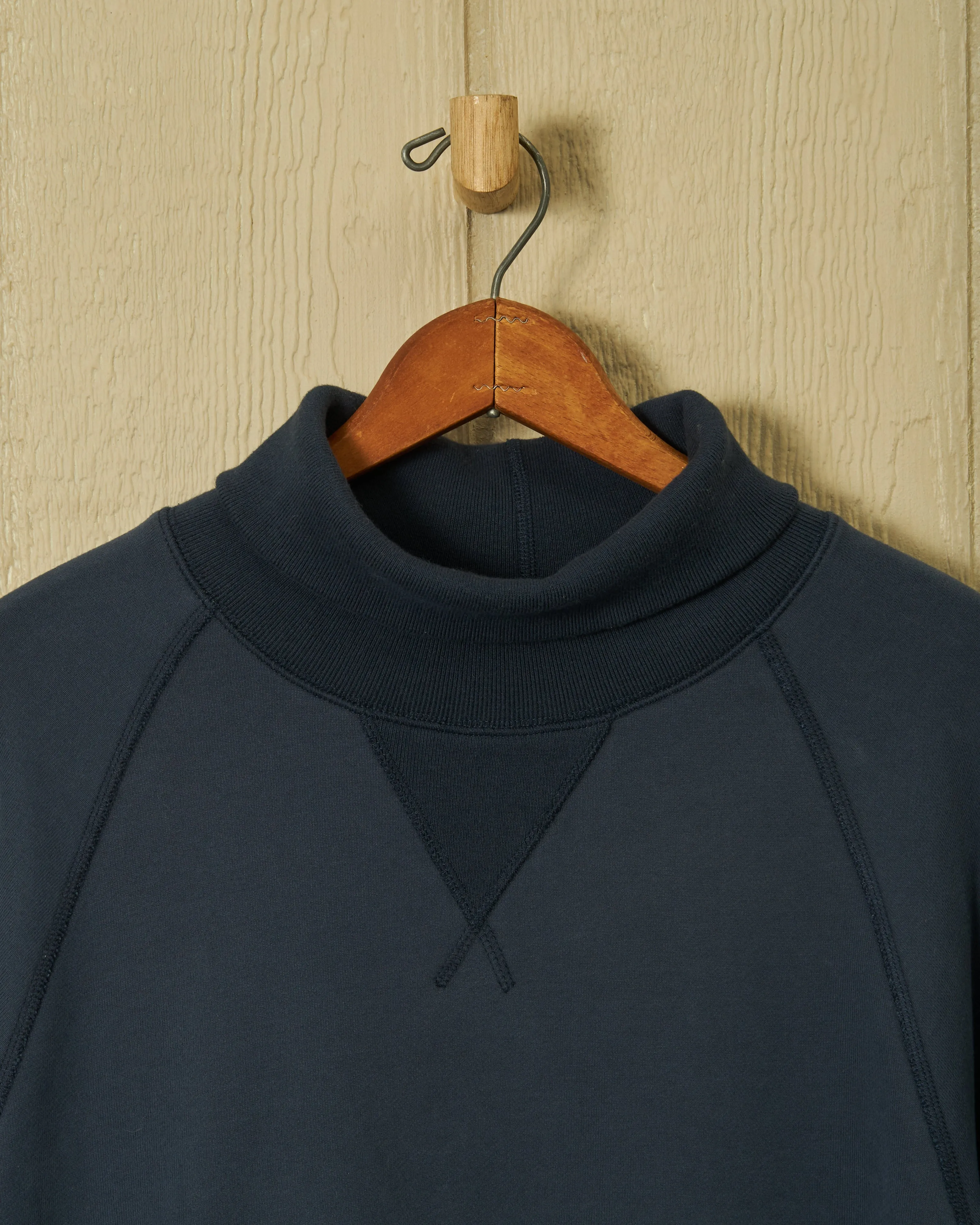 Navy Submariner Turtleneck Sweatshirt - Classic, Stylish, Menswear Fashion Piece