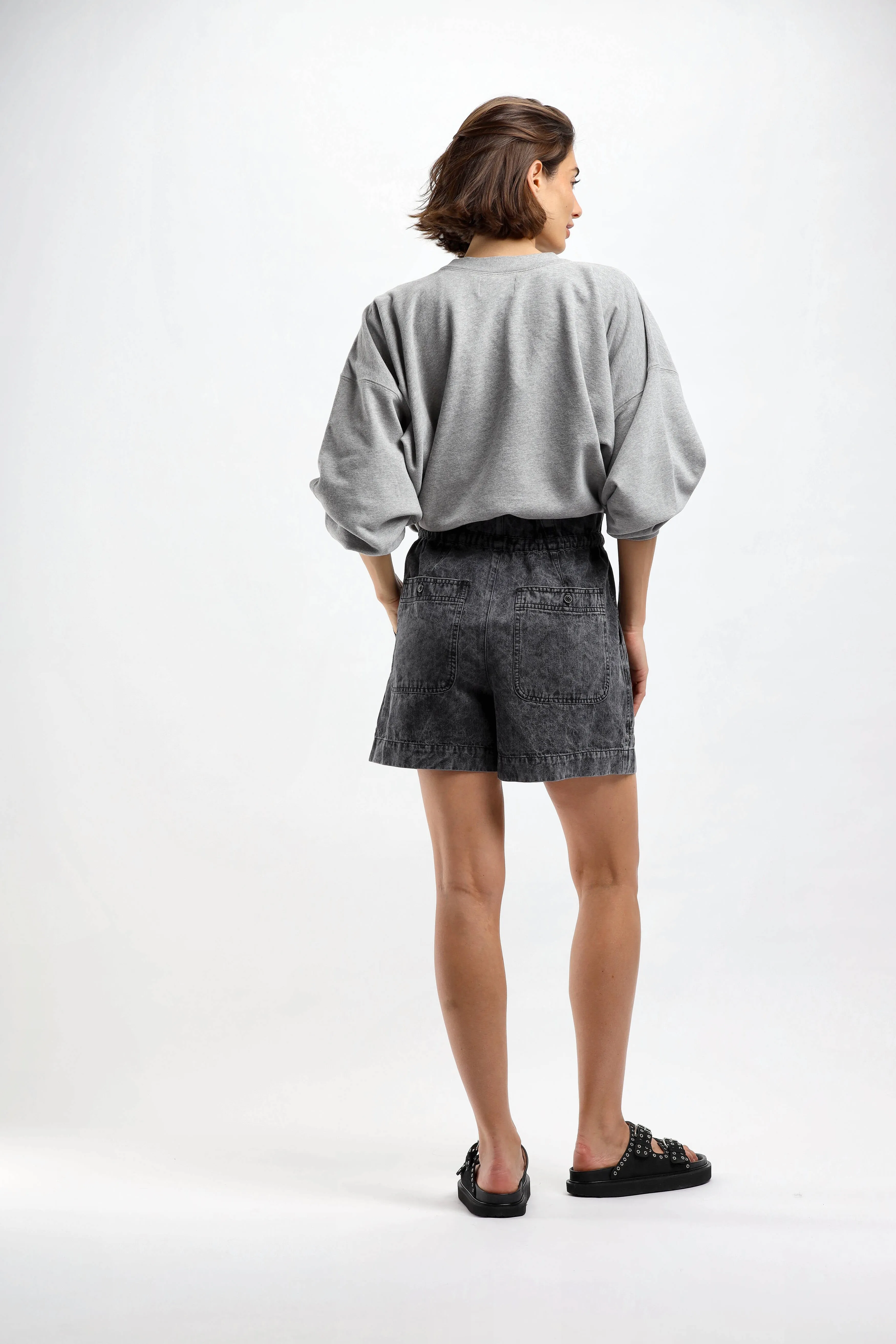 Sweatshirt Sheila in Grau