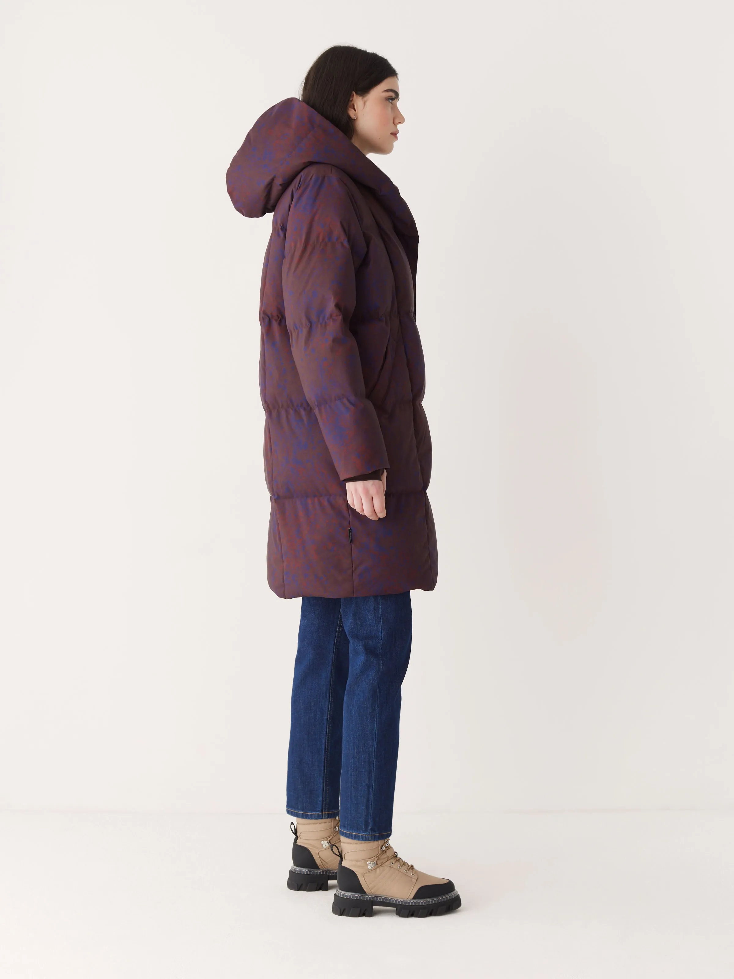 Burgundy Hygge Puffer Coat: Cozy Winter Essential