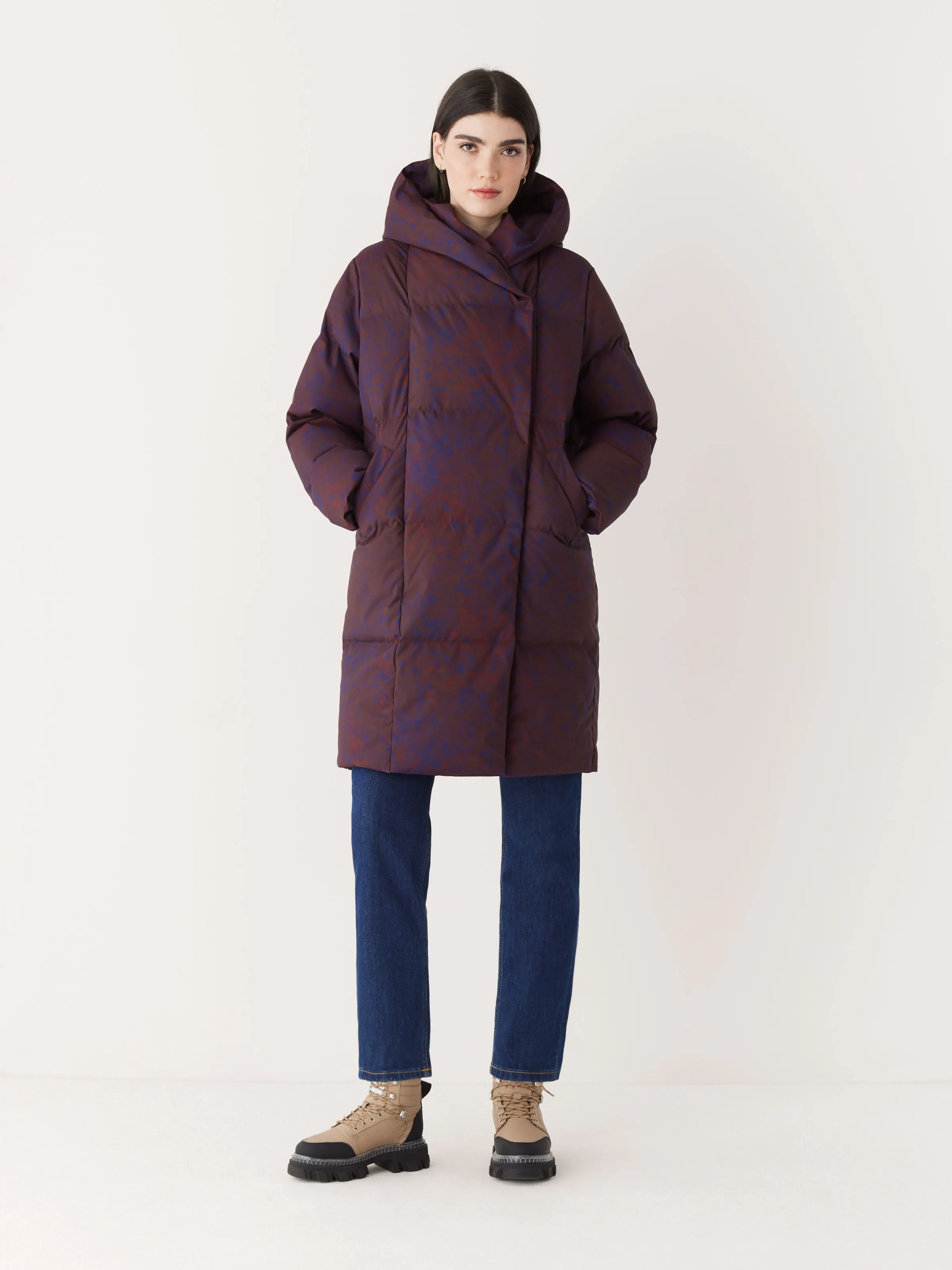 Burgundy Hygge Puffer Coat: Cozy Winter Essential