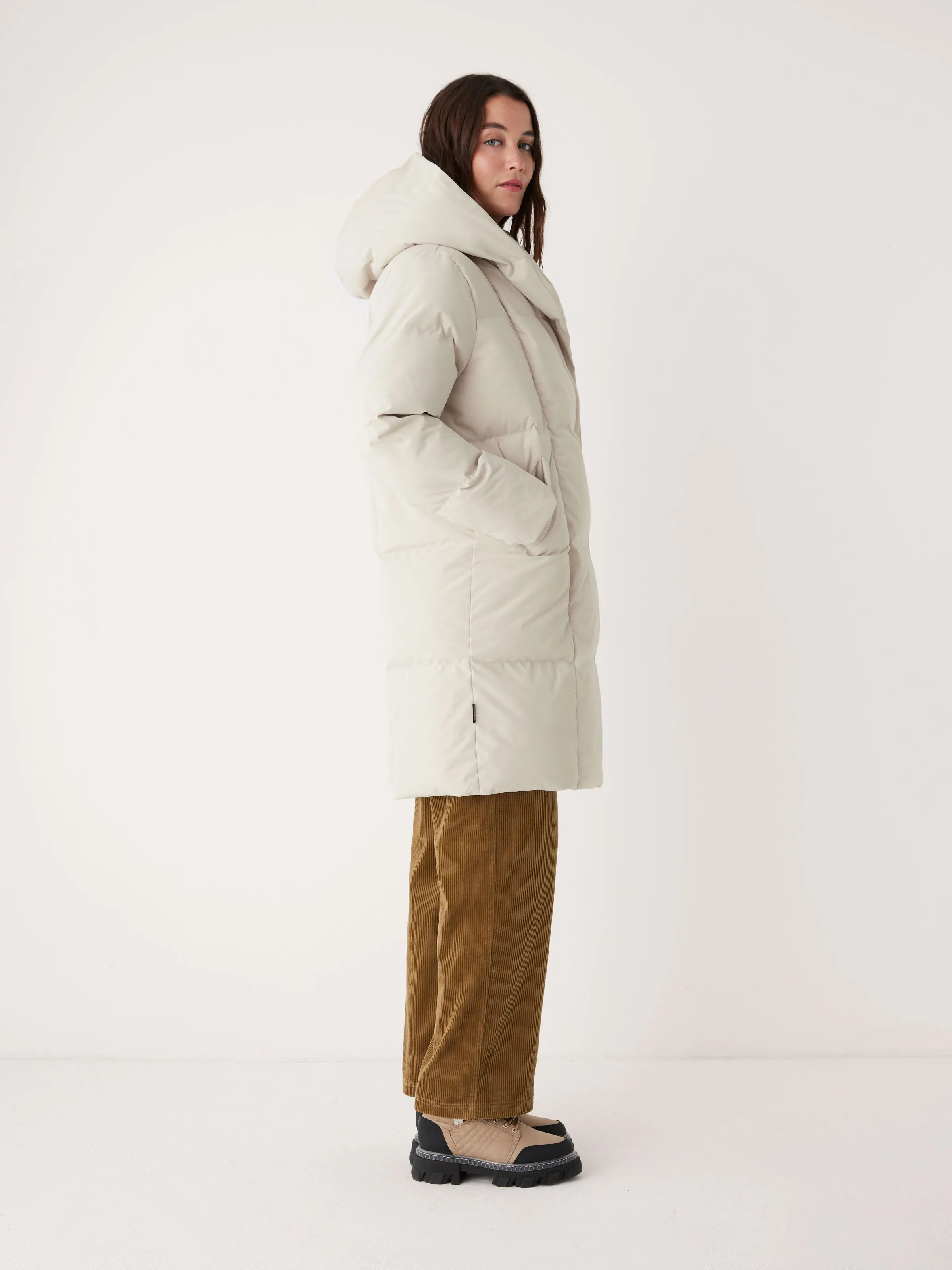 Cozy Silver Lining Hygge Puffer Coat – Stylish & Warm Winter Essential