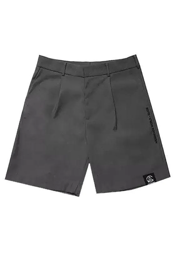 Unisex Grey Suit Shorts