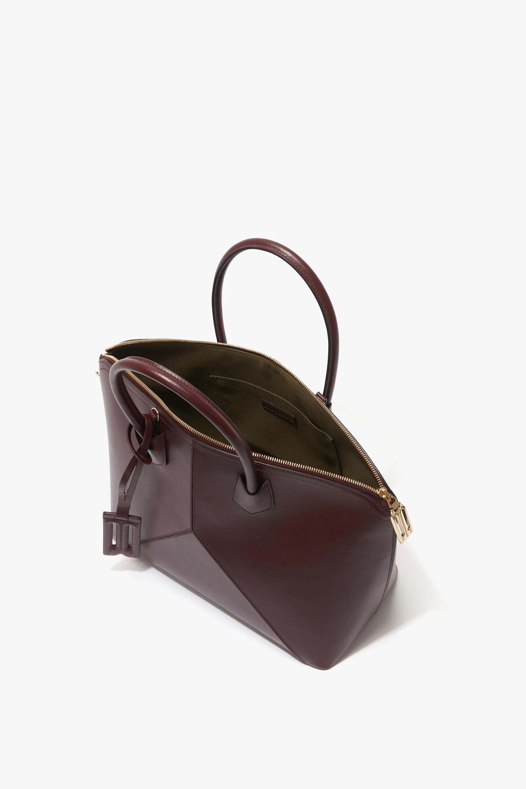 Victoria Bag In Burgundy Leather