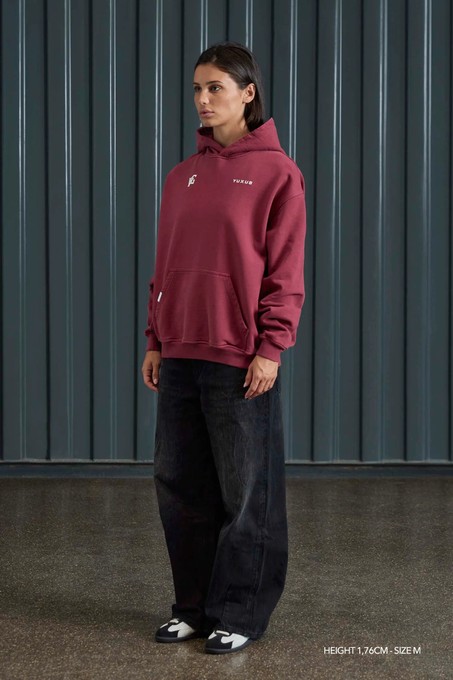 Vanguard Premium Wine-Colored Hoodie