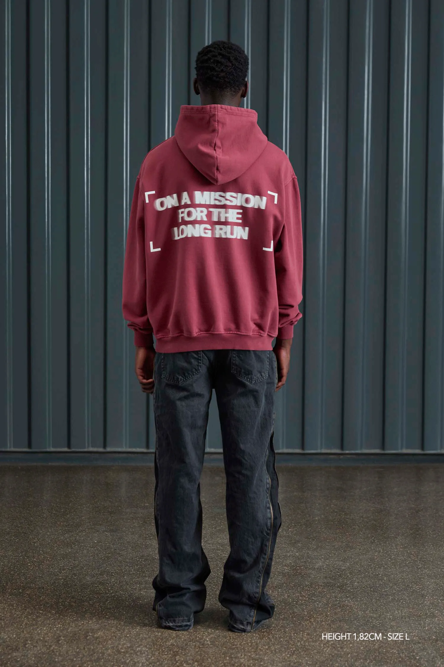 Vanguard Premium Wine-Colored Hoodie