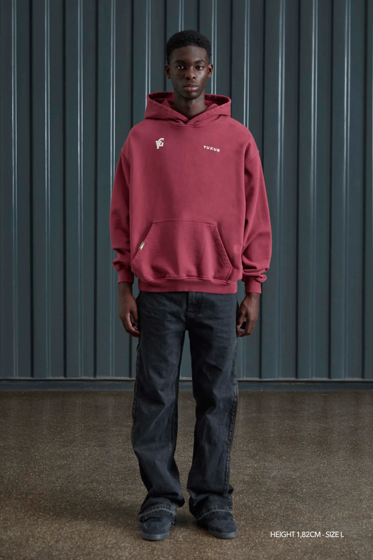 Vanguard Premium Wine-Colored Hoodie